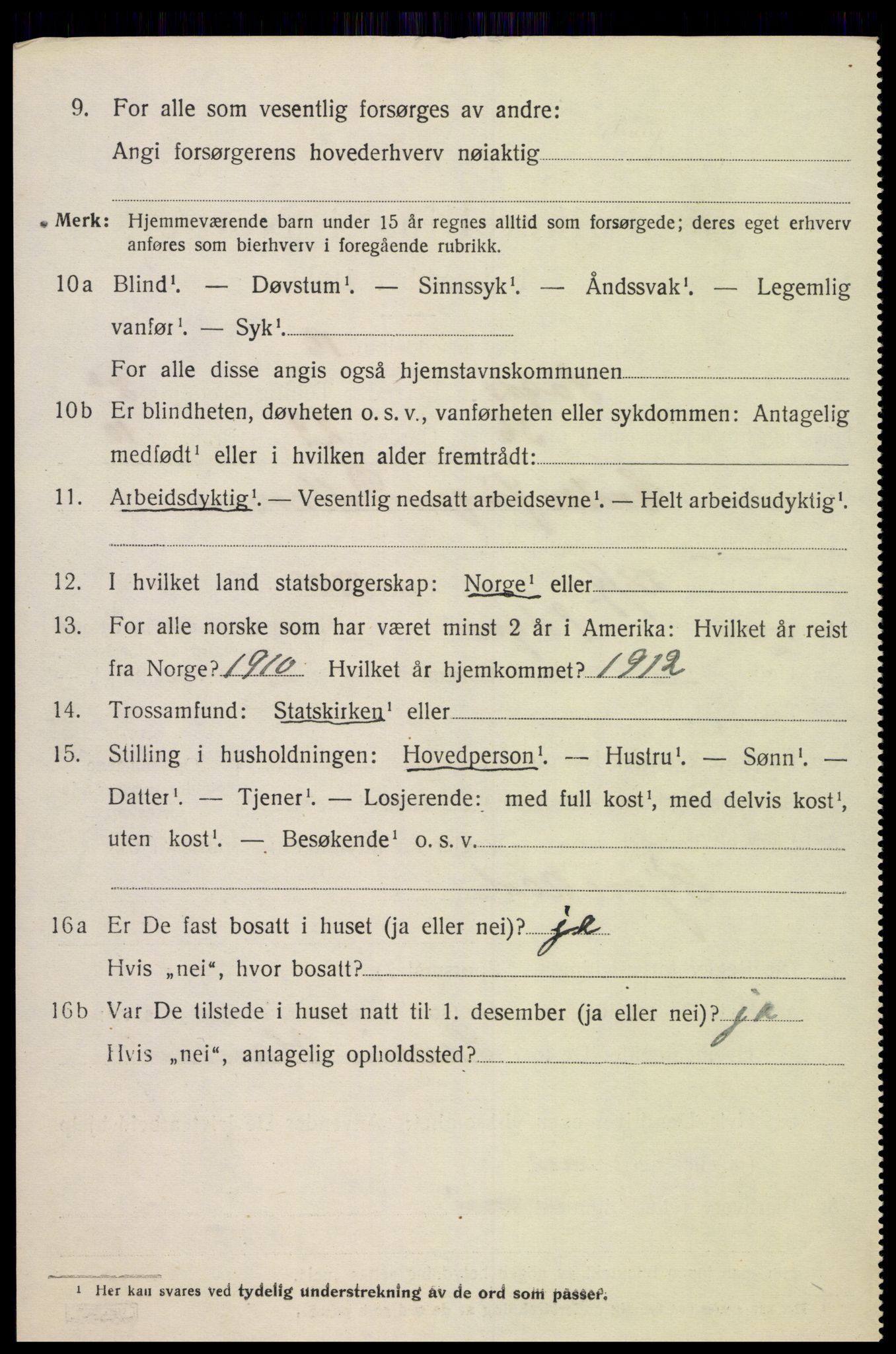 SAK, 1920 census for Søgne, 1920, p. 4396