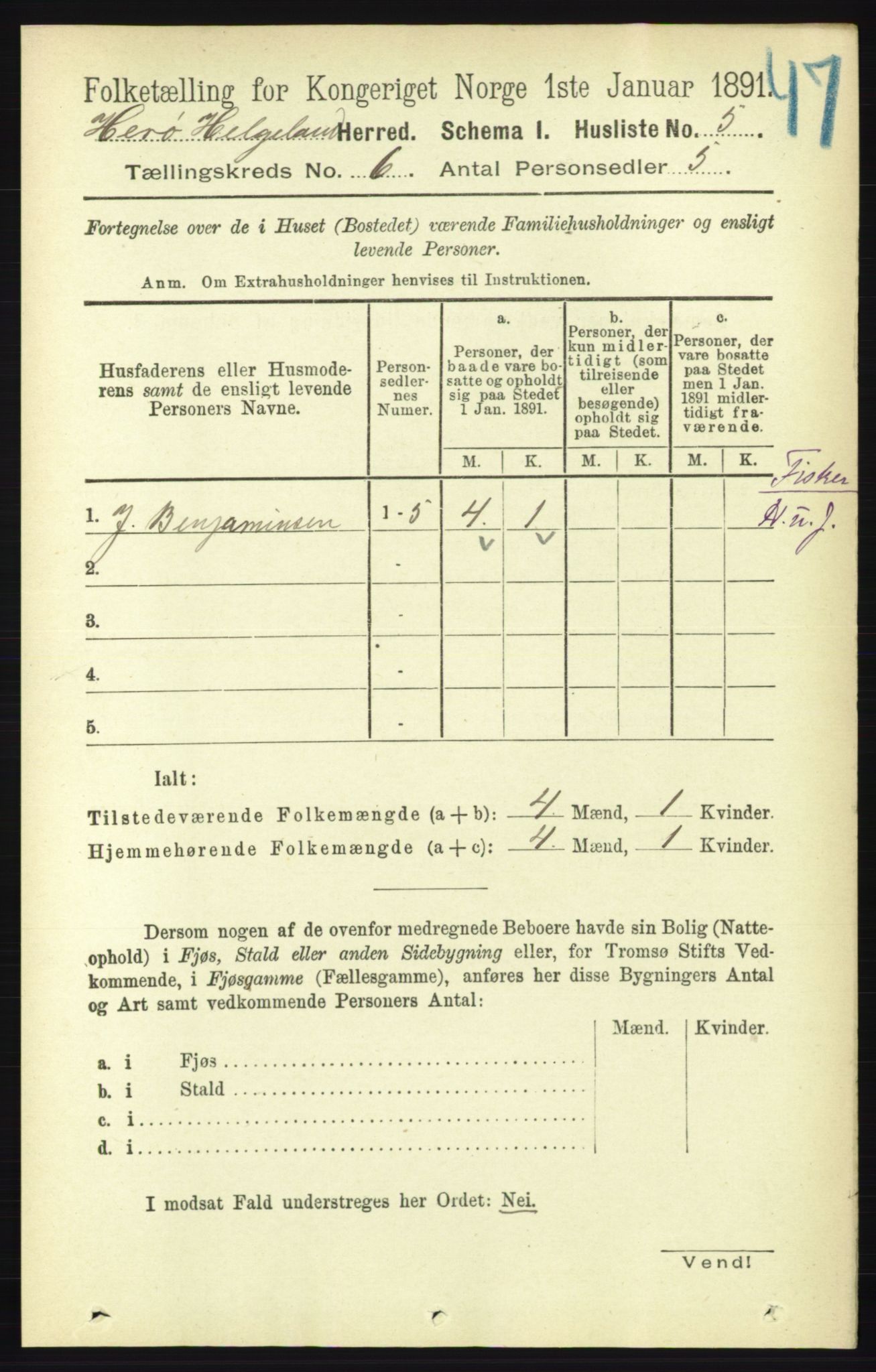 RA, 1891 census for 1818 Herøy, 1891, p. 1874