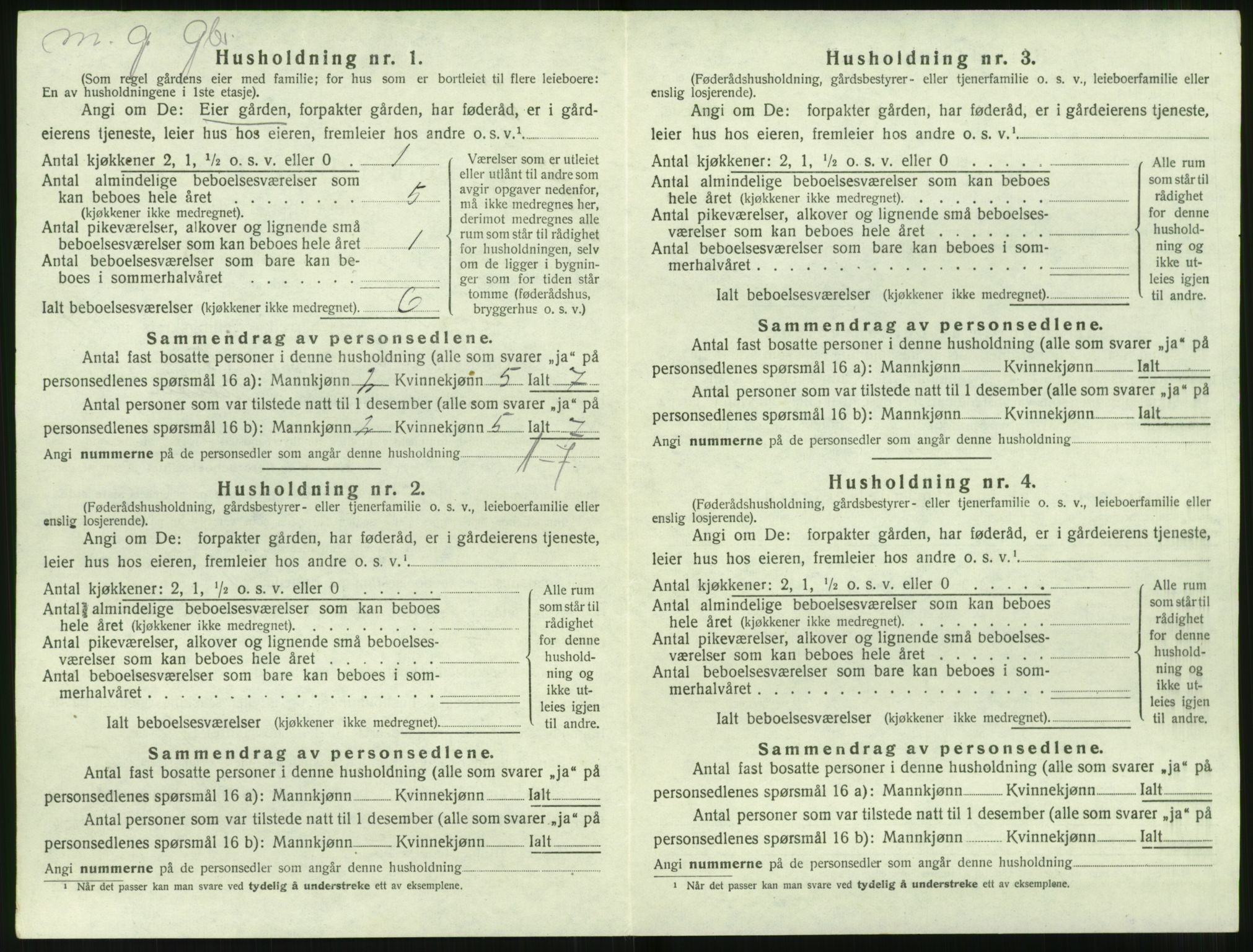 SAT, 1920 census for Herøy (MR), 1920, p. 1112