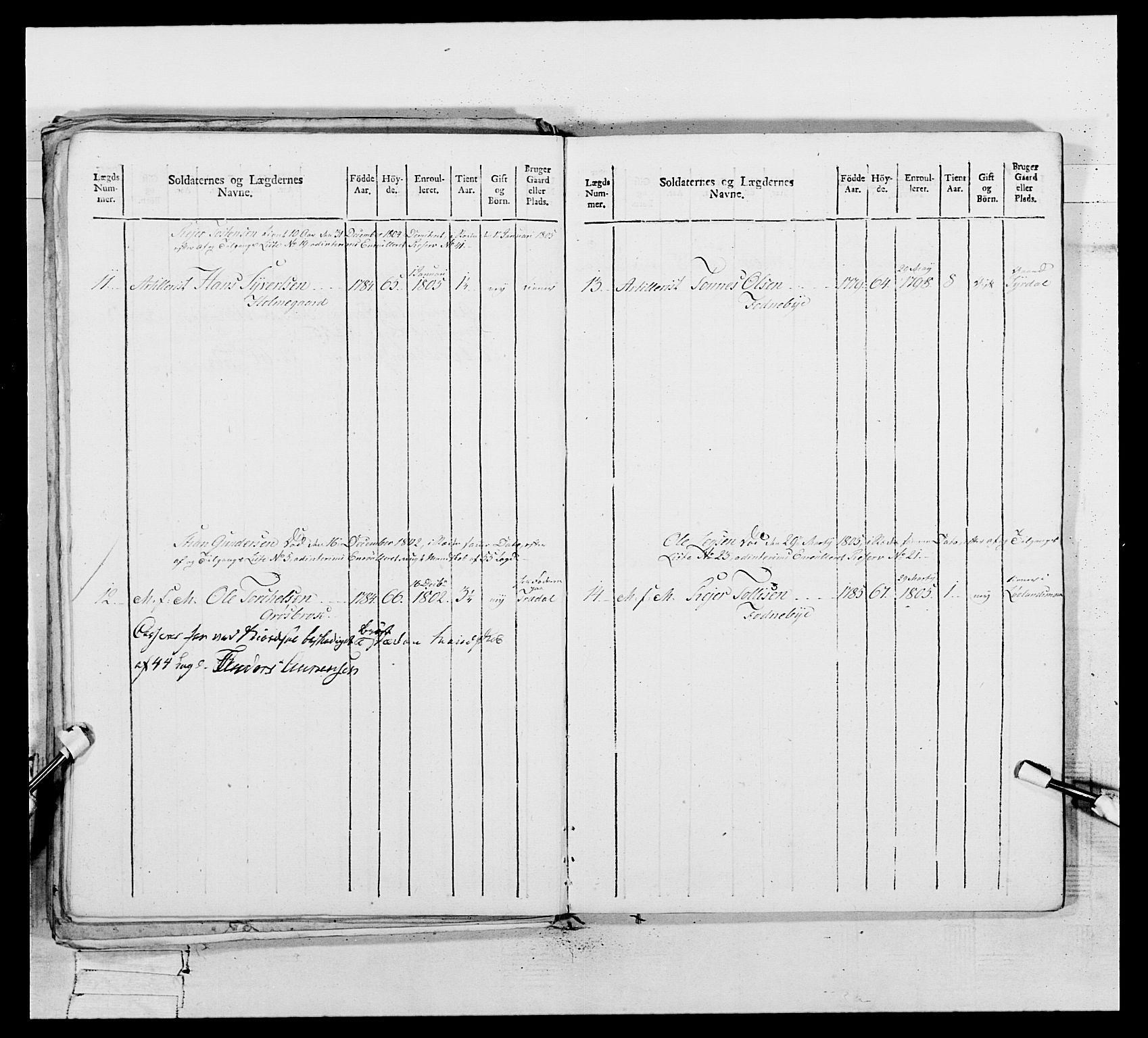 Generalitets- og kommissariatskollegiet, Det kongelige norske kommissariatskollegium, AV/RA-EA-5420/E/Eh/L0109: Vesterlenske nasjonale infanteriregiment, 1806, p. 416