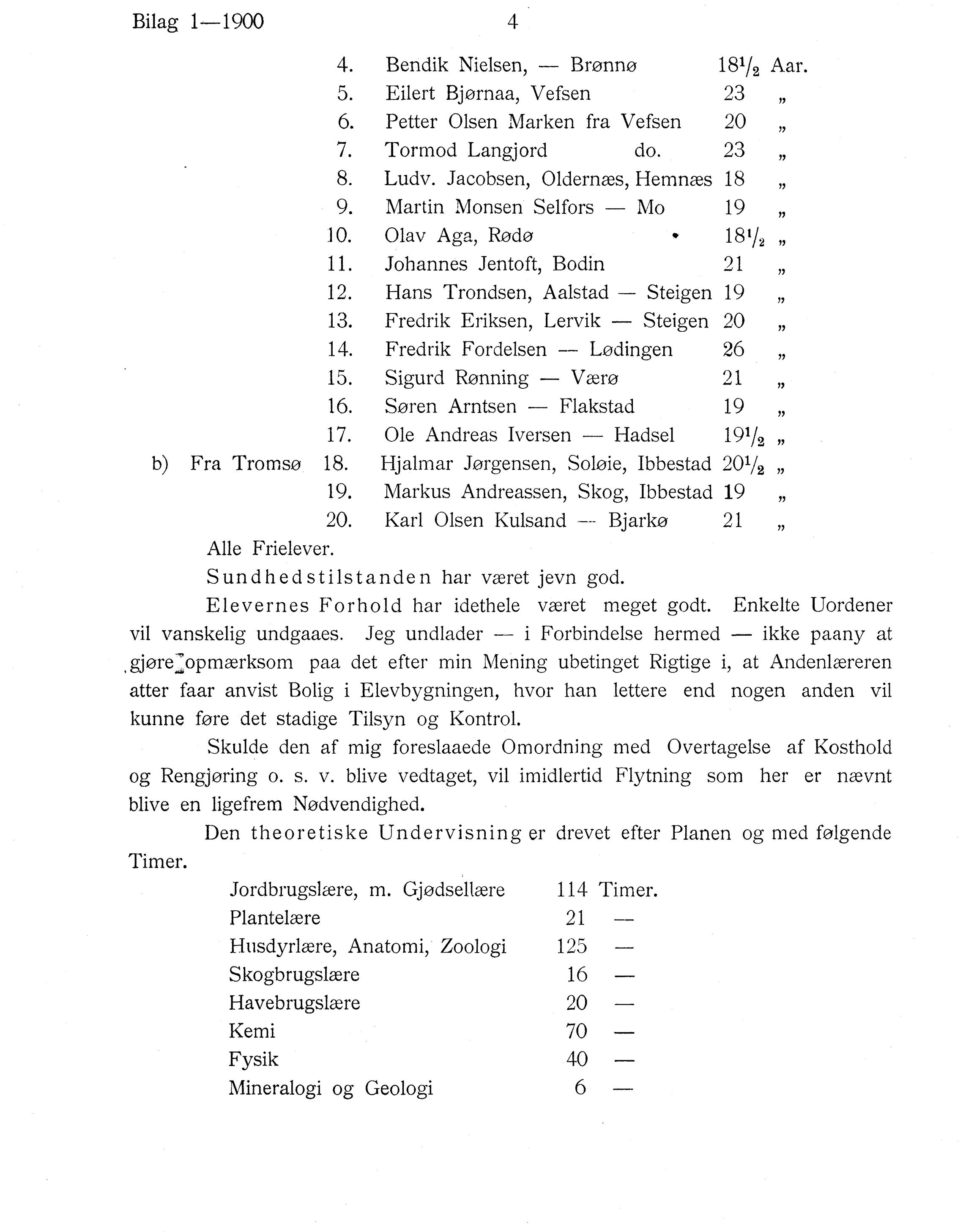 Nordland Fylkeskommune. Fylkestinget, AIN/NFK-17/176/A/Ac/L0023: Fylkestingsforhandlinger 1900, 1900