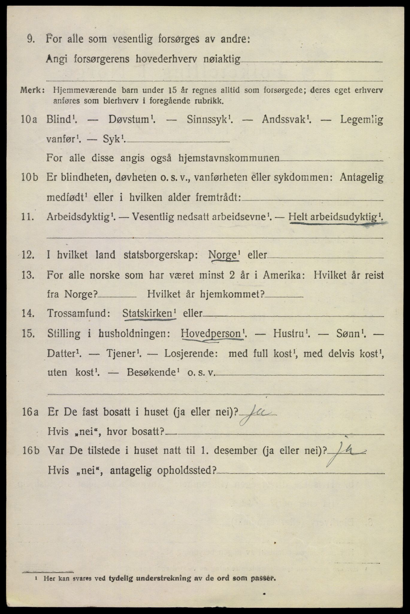 SAKO, 1920 census for Bø (Telemark), 1920, p. 3285