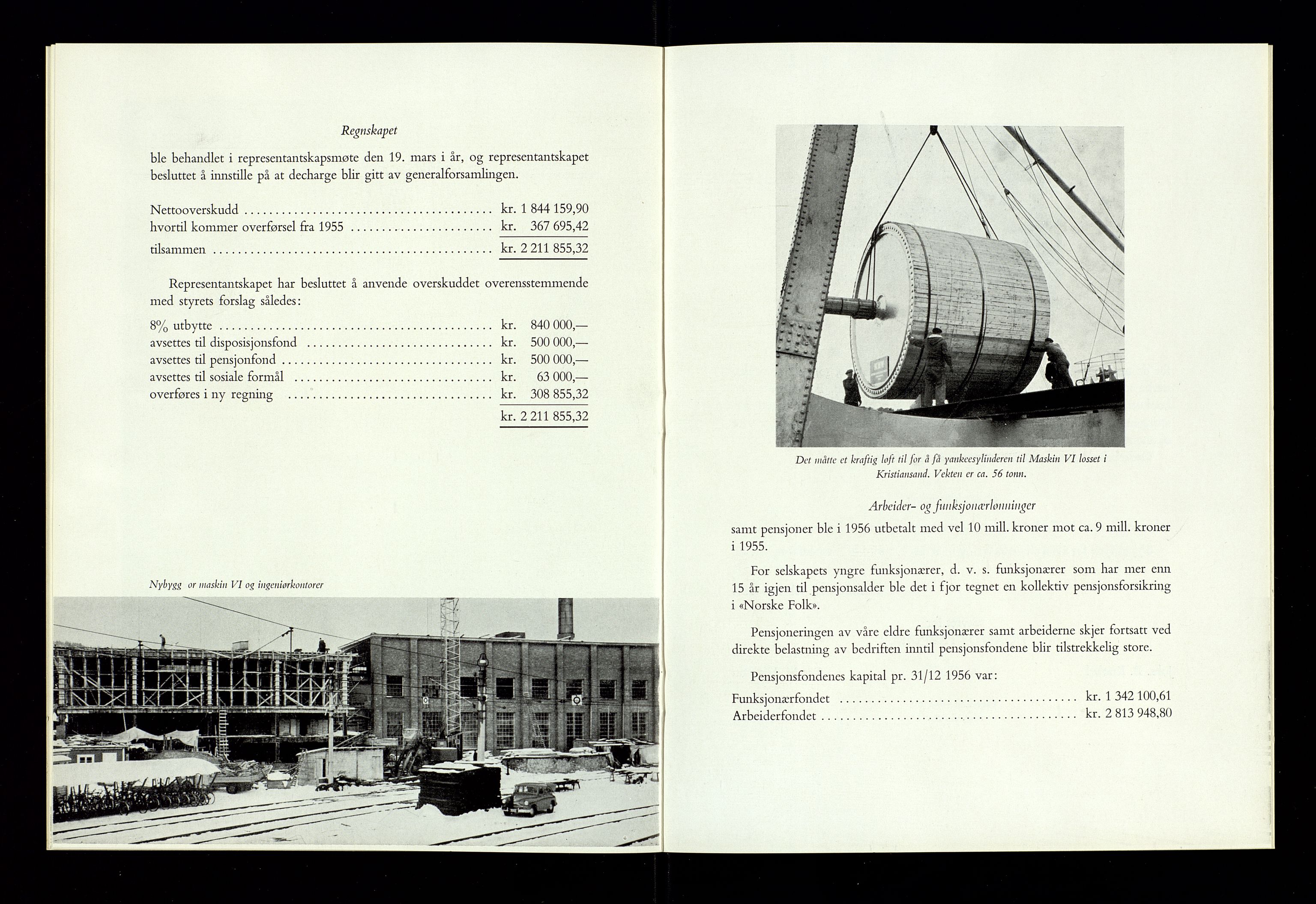 Hunsfos fabrikker, SAK/D/1440/01/L0001/0003: Vedtekter, anmeldelser og årsberetninger / Årsberetninger og regnskap, 1918-1989, p. 143