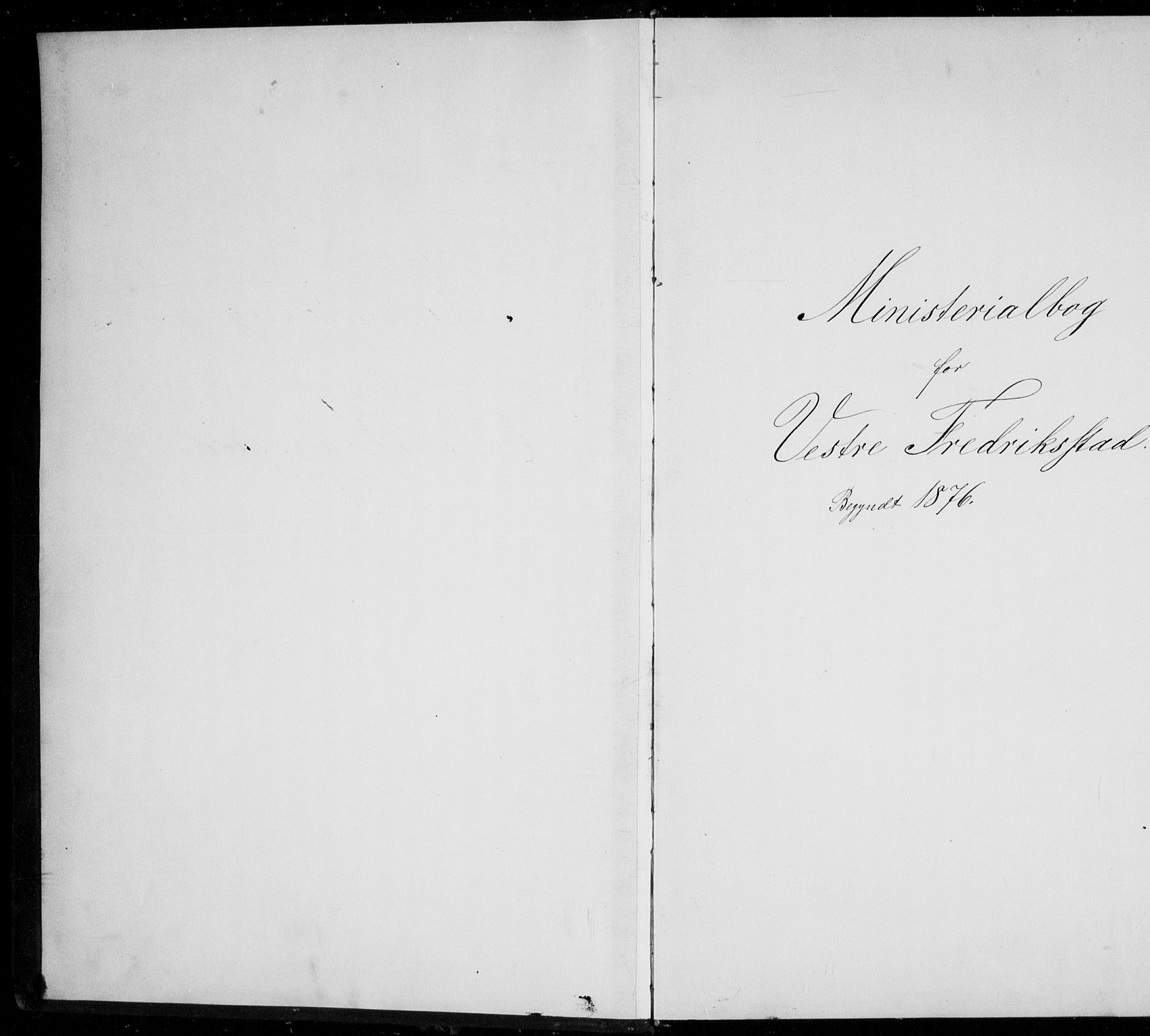 Fredrikstad domkirkes prestekontor Kirkebøker, SAO/A-10906/G/Ga/L0001: Parish register (copy) no. 1, 1876-1922
