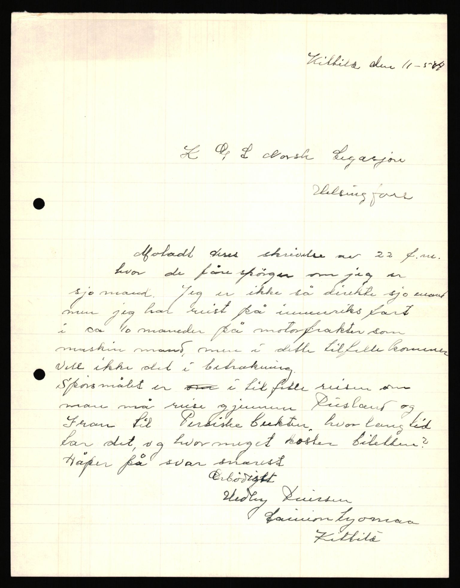 Forsvaret, Forsvarets krigshistoriske avdeling, AV/RA-RAFA-2017/Y/Ya/L0006: II-C-11-11,2 - Utenriksdepartementet.  Legasjonen i Helsingfors., 1940-1946, p. 497