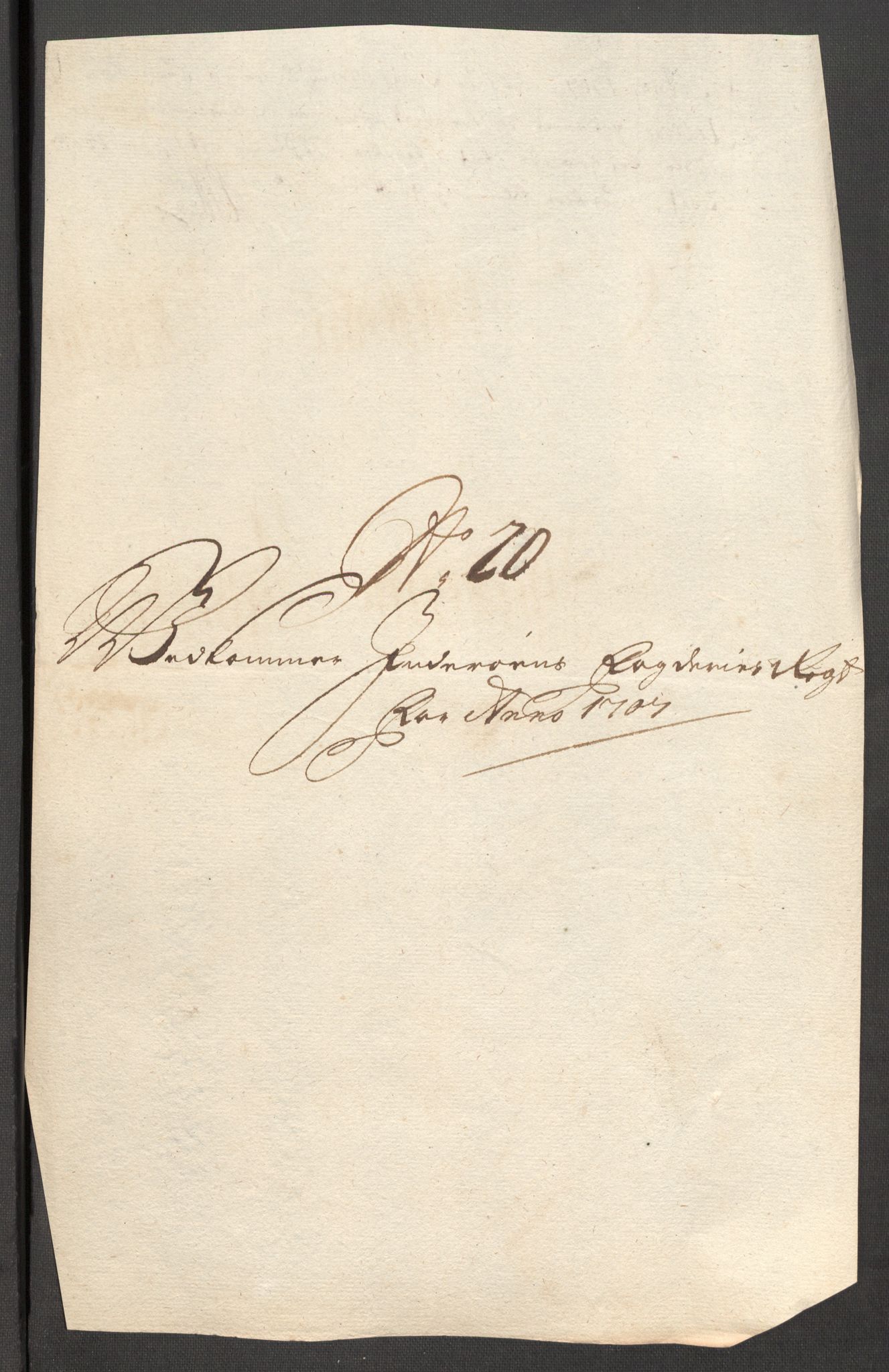 Rentekammeret inntil 1814, Reviderte regnskaper, Fogderegnskap, RA/EA-4092/R63/L4315: Fogderegnskap Inderøy, 1706-1707, p. 475