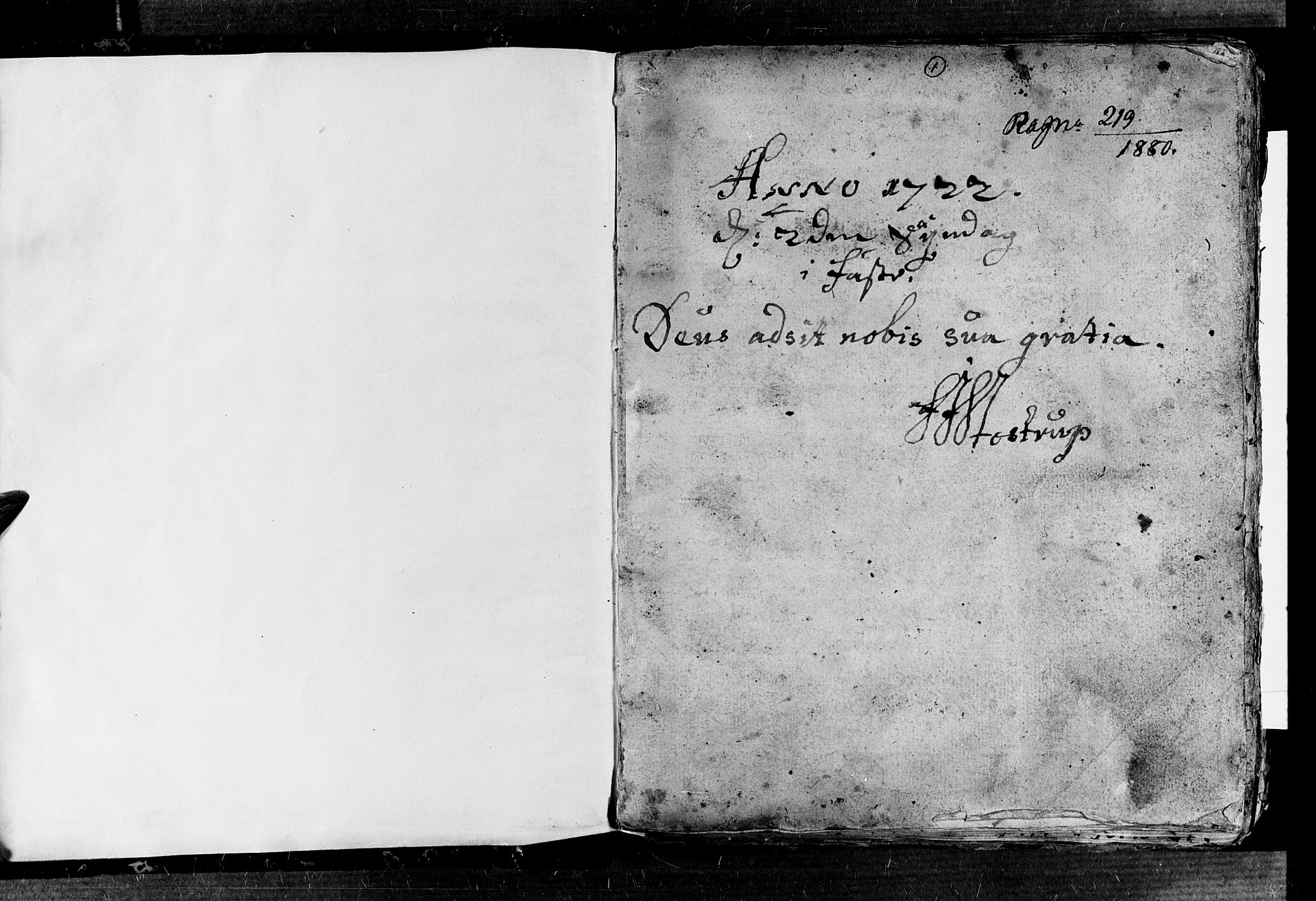 Øyestad sokneprestkontor, AV/SAK-1111-0049/F/Fa/L0003: Parish register (official) no. A 3, 1722-1730, p. 1