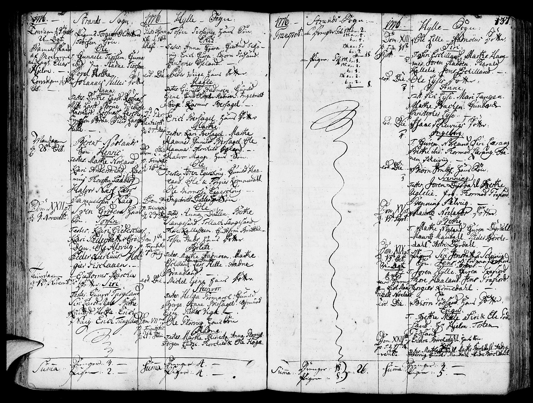 Strand sokneprestkontor, SAST/A-101828/H/Ha/Haa/L0003: Parish register (official) no. A 3, 1769-1816, p. 137