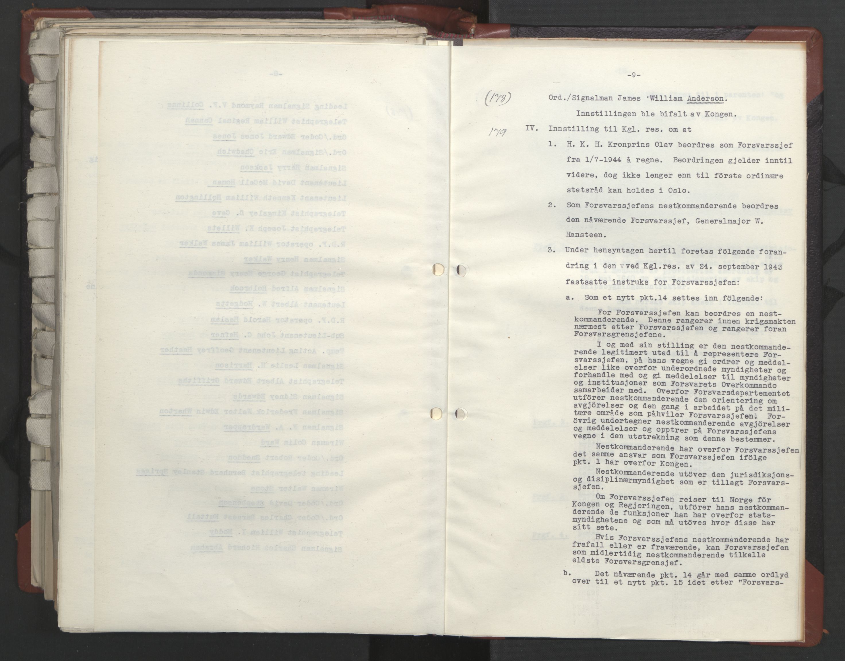 Statsrådssekretariatet, AV/RA-S-1001/A/Ac/L0124: Kgl. res. 14/1-30/6, 1944, p. 447