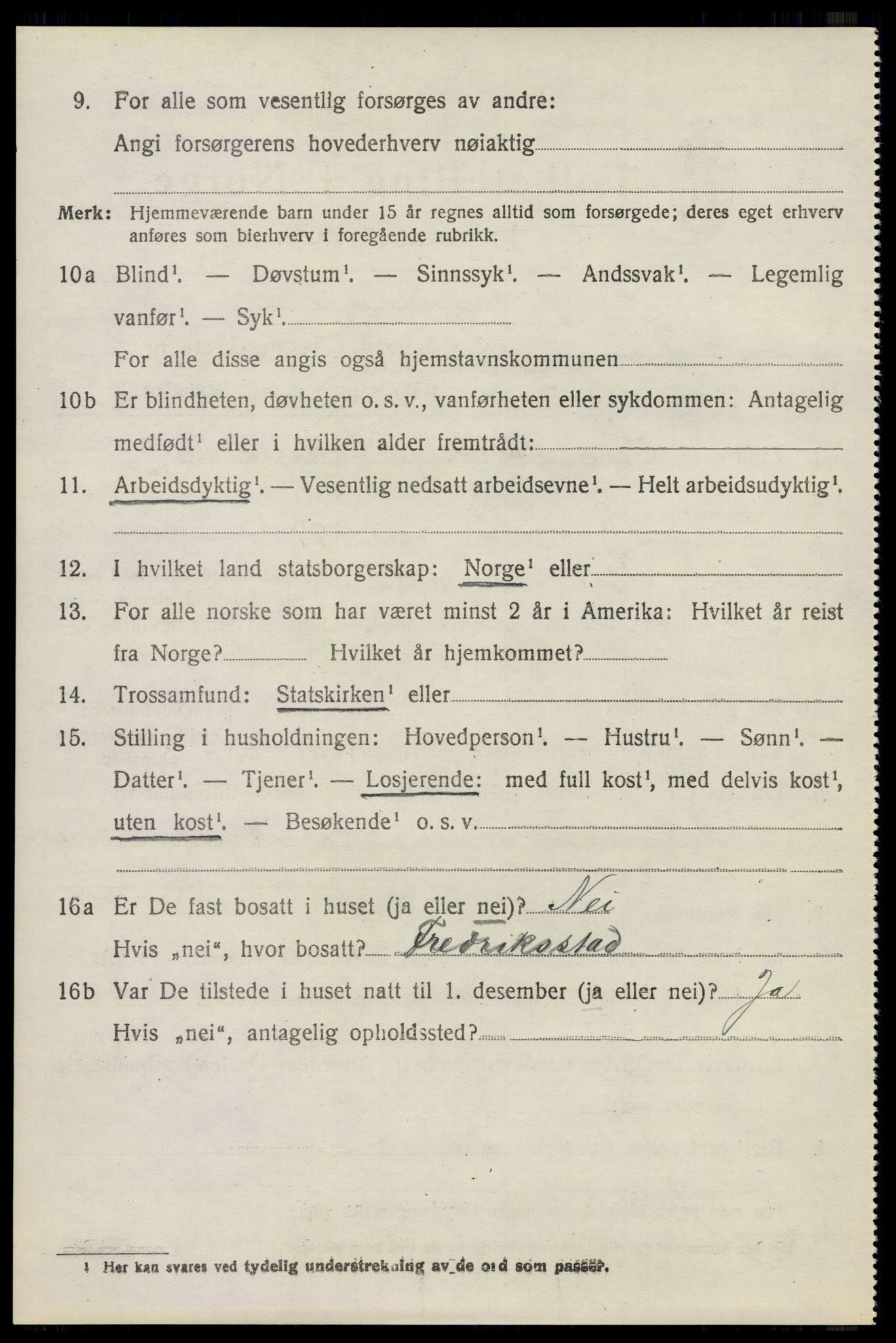SAO, 1920 census for Moss land district, 1920, p. 8924