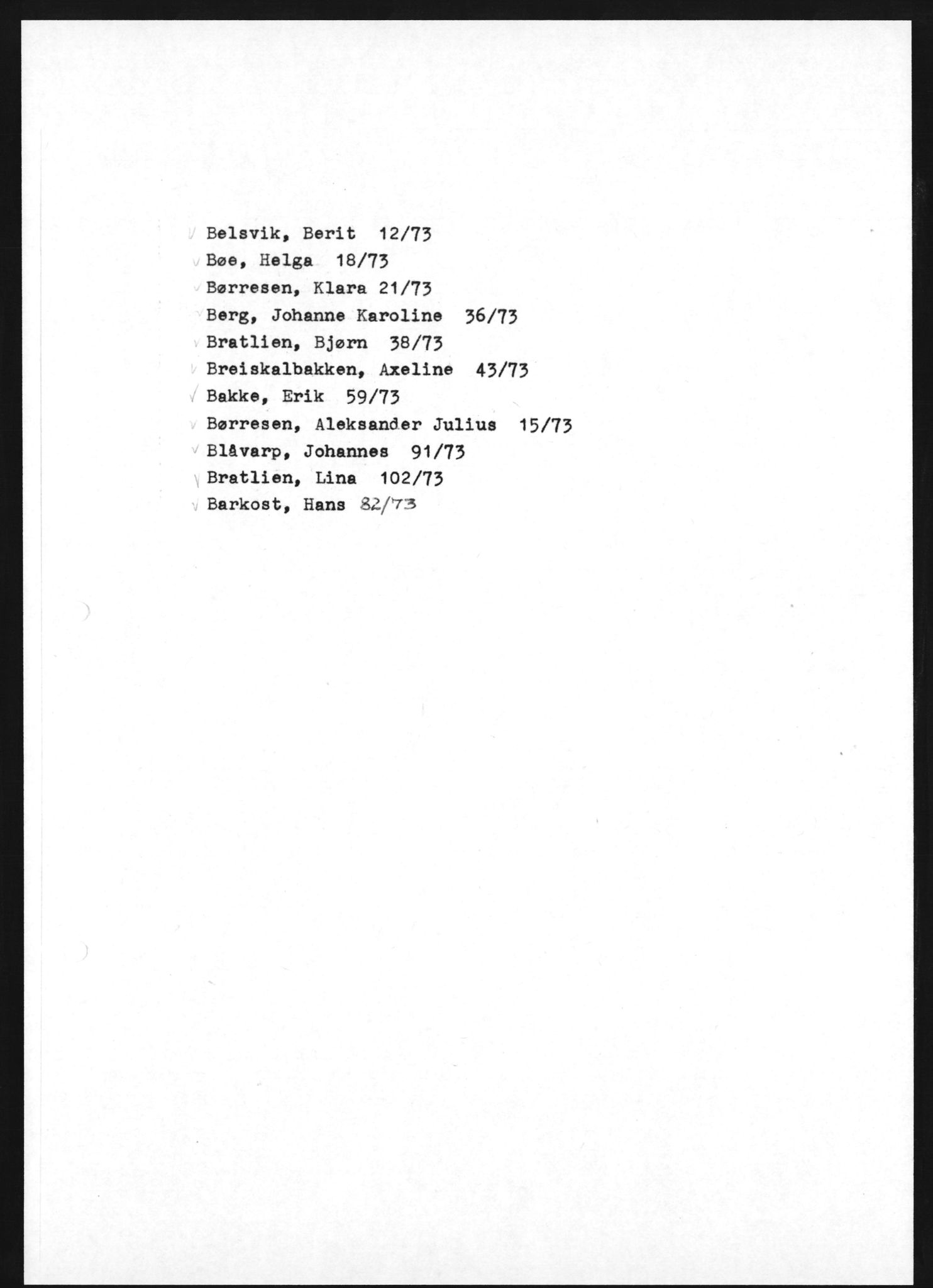 Vestre Toten lensmannskontor, AV/SAH-LOV-007/H/Ha/L0018: Dødsfallsprotokoll, 1973-1978, p. 4