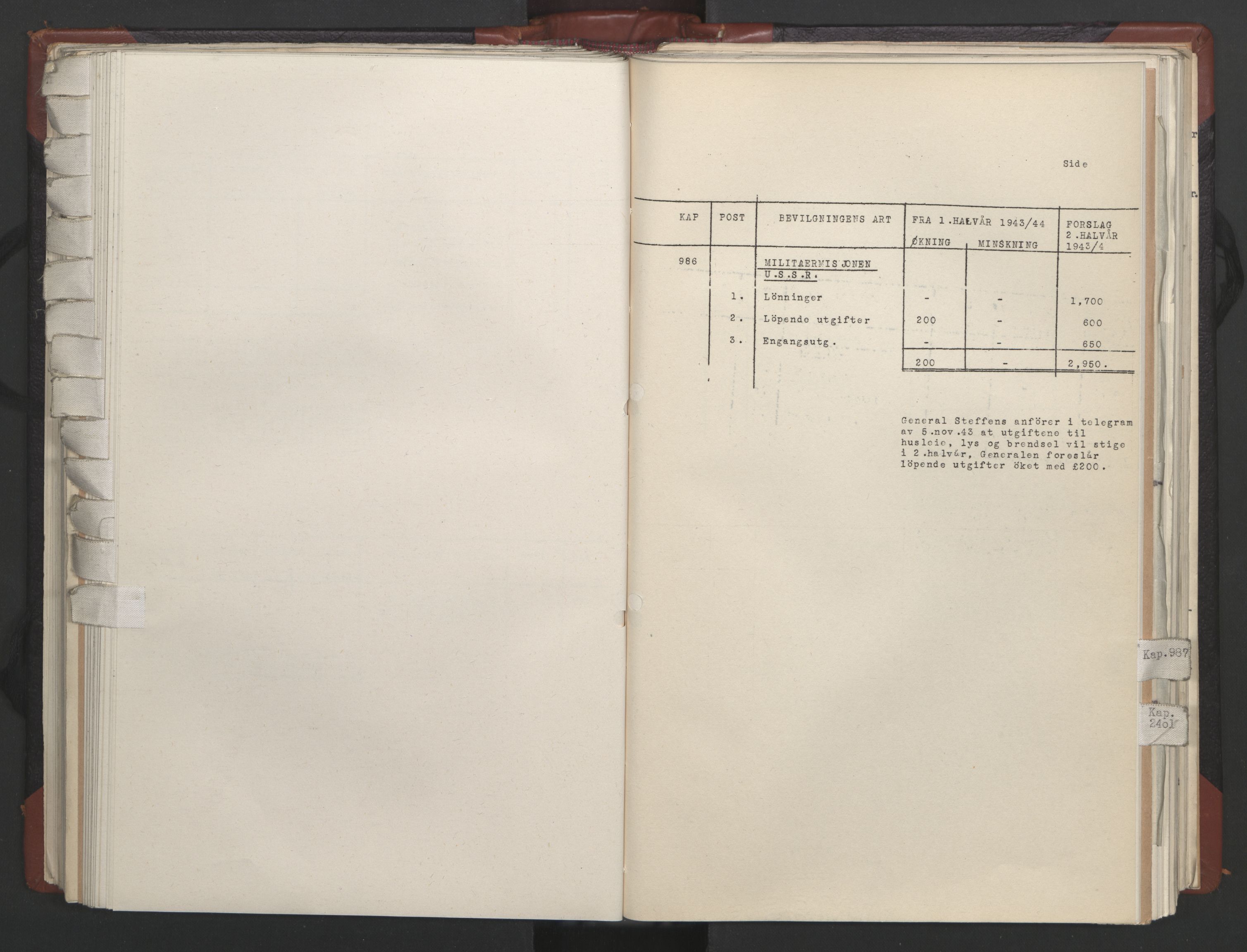 Statsrådssekretariatet, RA/S-1001/A/Ac/L0124: Kgl. res. 14/1-30/6, 1944, p. 223
