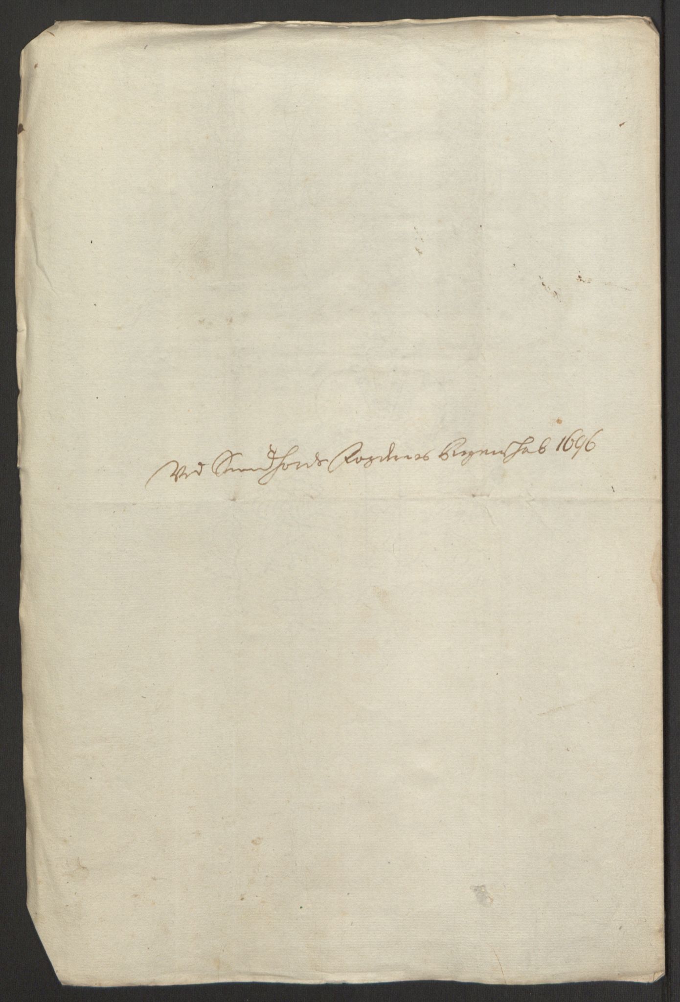 Rentekammeret inntil 1814, Reviderte regnskaper, Fogderegnskap, RA/EA-4092/R48/L2976: Fogderegnskap Sunnhordland og Hardanger, 1695-1696, p. 366