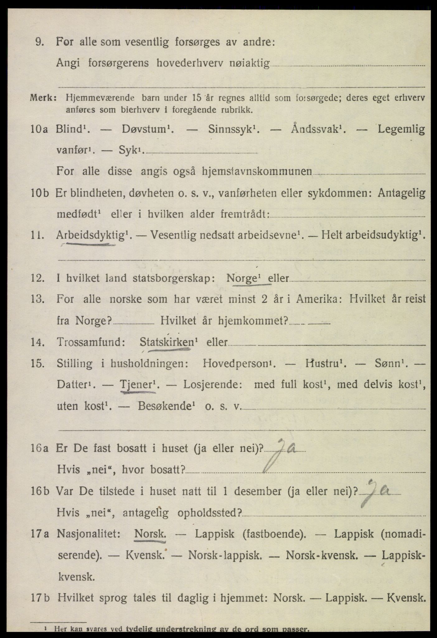 SAT, 1920 census for Nærøy, 1920, p. 1512