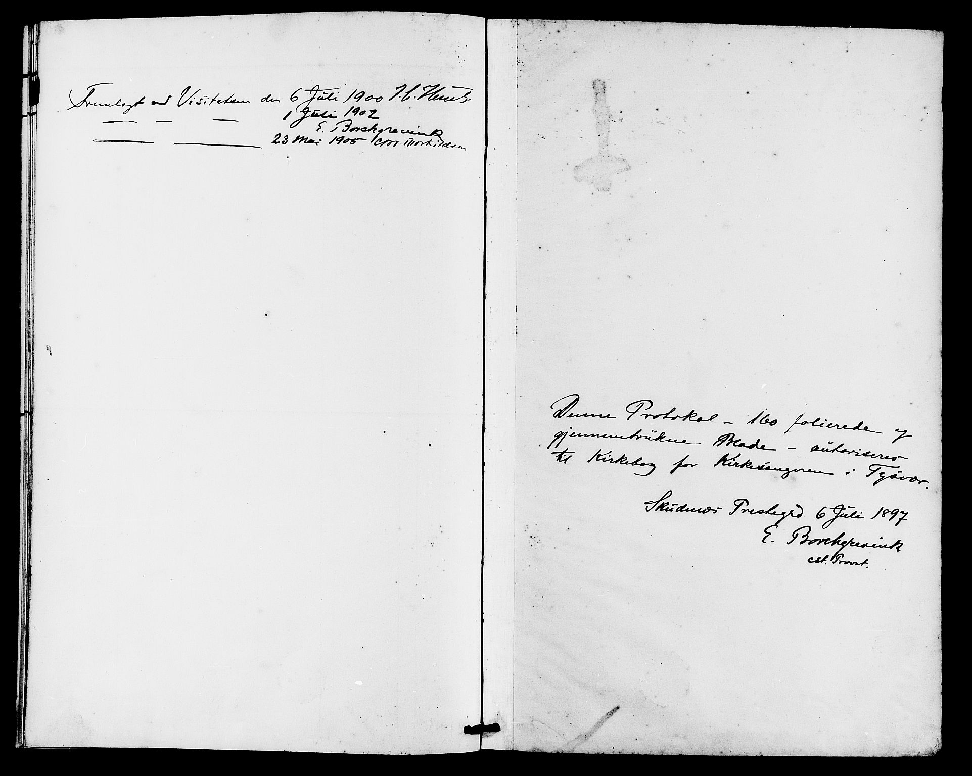 Tysvær sokneprestkontor, SAST/A -101864/H/Ha/Haa/L0008: Parish register (official) no. A 8, 1897-1912
