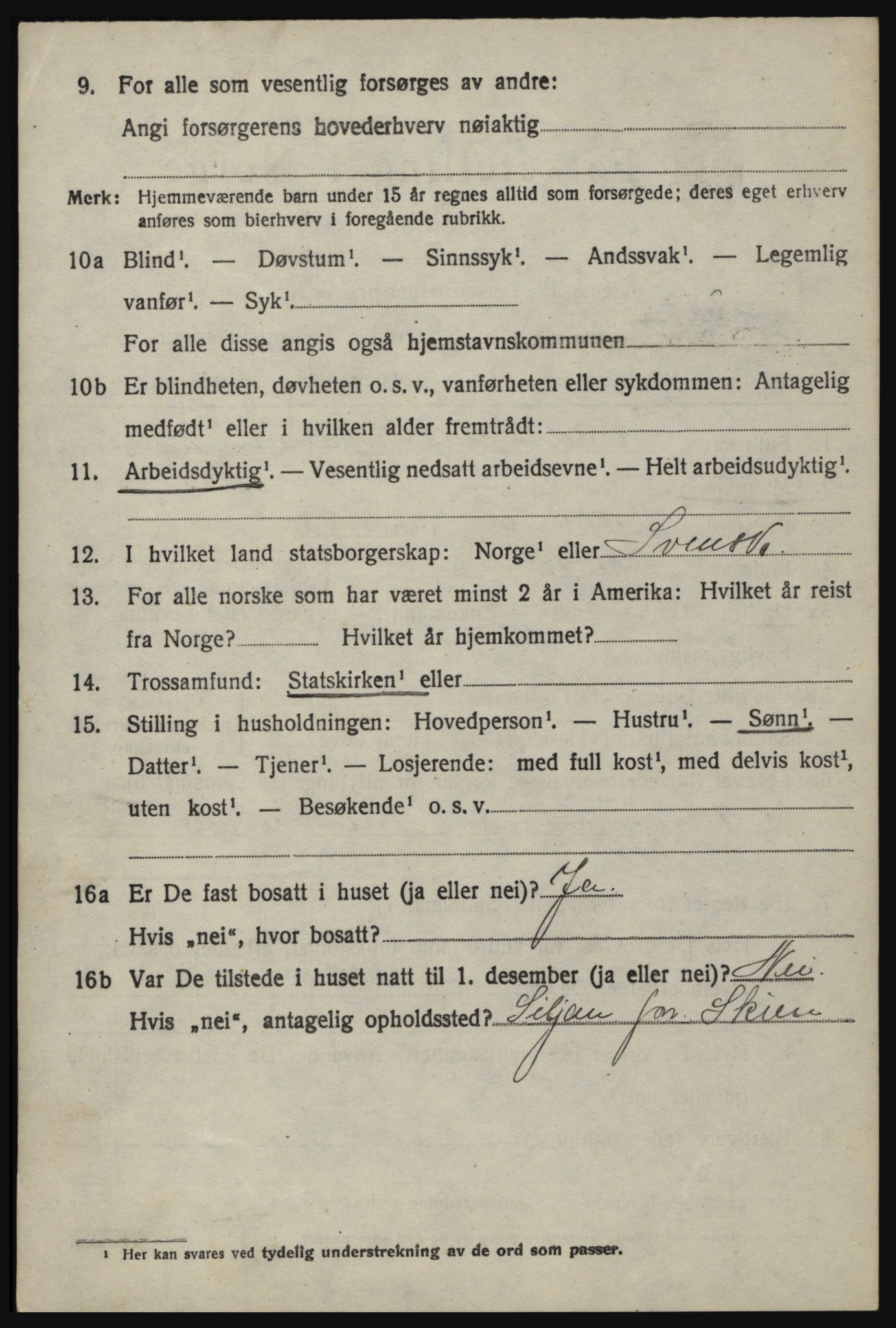 SAO, 1920 census for Idd, 1920, p. 8718