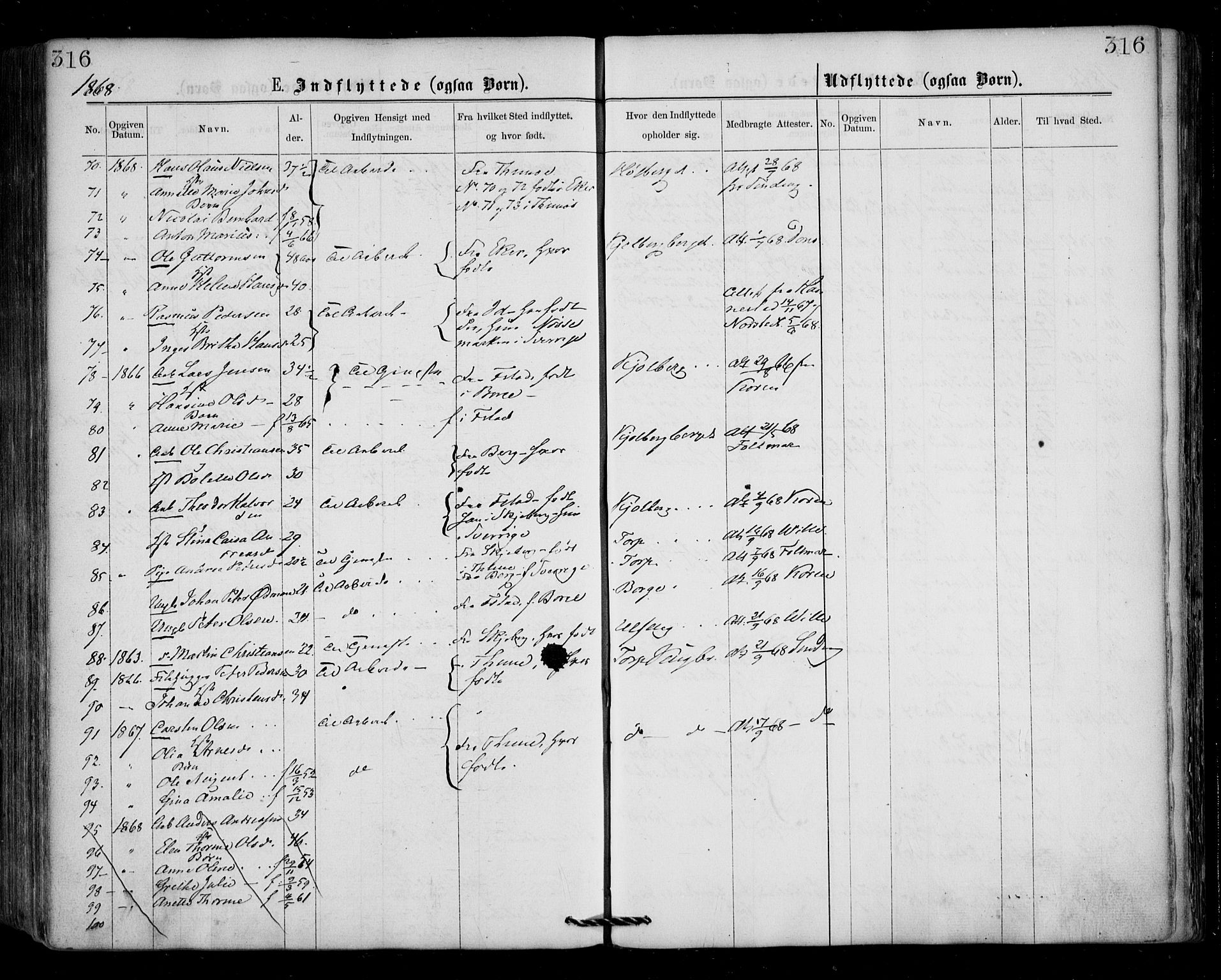 Borge prestekontor Kirkebøker, AV/SAO-A-10903/F/Fa/L0006: Parish register (official) no. I 6, 1861-1874, p. 316