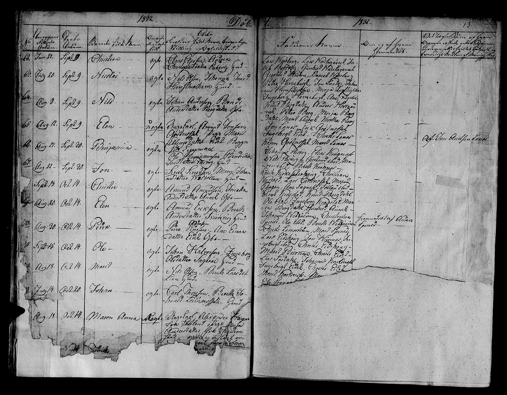 Ministerialprotokoller, klokkerbøker og fødselsregistre - Sør-Trøndelag, SAT/A-1456/630/L0492: Parish register (official) no. 630A05, 1830-1840, p. 13
