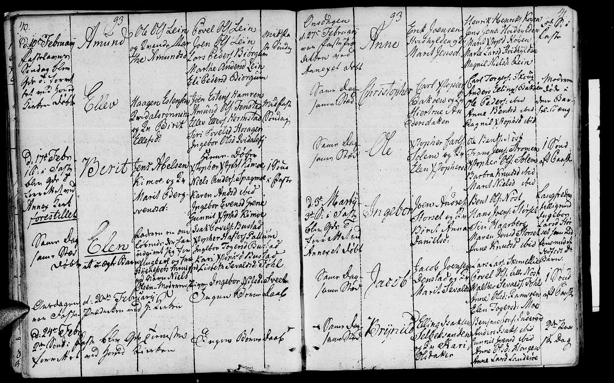 Ministerialprotokoller, klokkerbøker og fødselsregistre - Sør-Trøndelag, SAT/A-1456/646/L0606: Parish register (official) no. 646A04, 1791-1805, p. 40-41