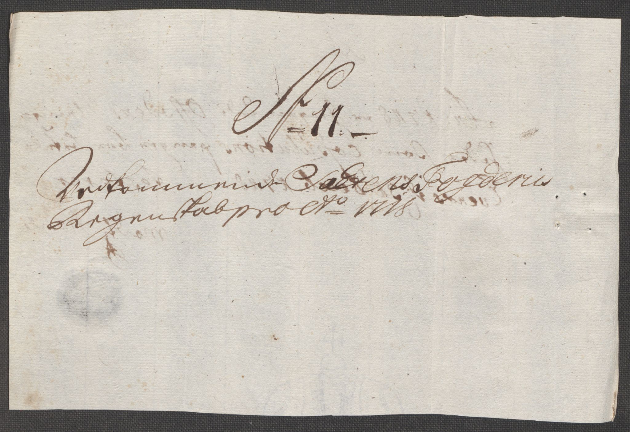 Rentekammeret inntil 1814, Reviderte regnskaper, Fogderegnskap, AV/RA-EA-4092/R66/L4588: Fogderegnskap Salten, 1718, p. 156