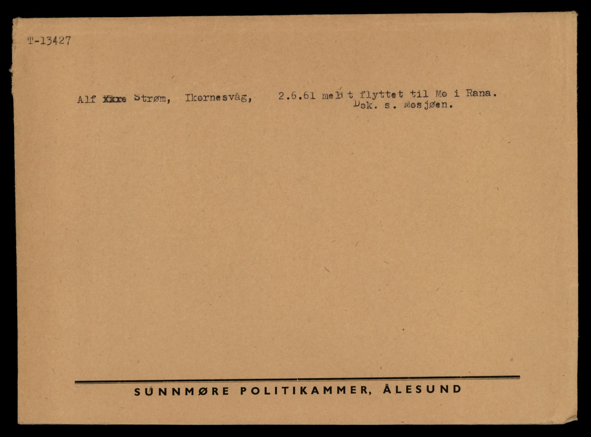 Møre og Romsdal vegkontor - Ålesund trafikkstasjon, AV/SAT-A-4099/F/Fe/L0039: Registreringskort for kjøretøy T 13361 - T 13530, 1927-1998, p. 1131