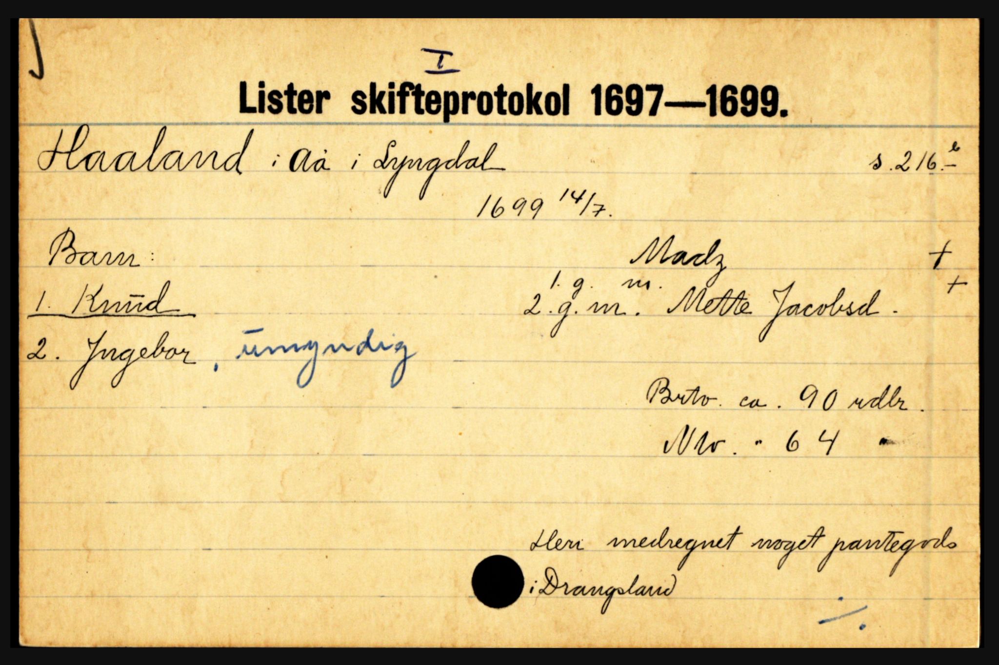 Lister sorenskriveri, AV/SAK-1221-0003/H, p. 18419