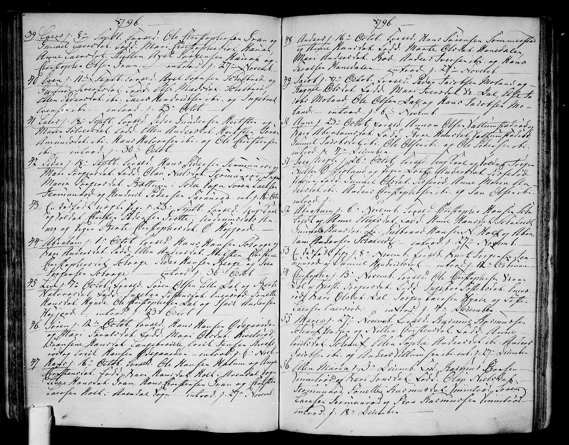 Andebu kirkebøker, AV/SAKO-A-336/F/Fa/L0002: Parish register (official) no. 2, 1733-1802