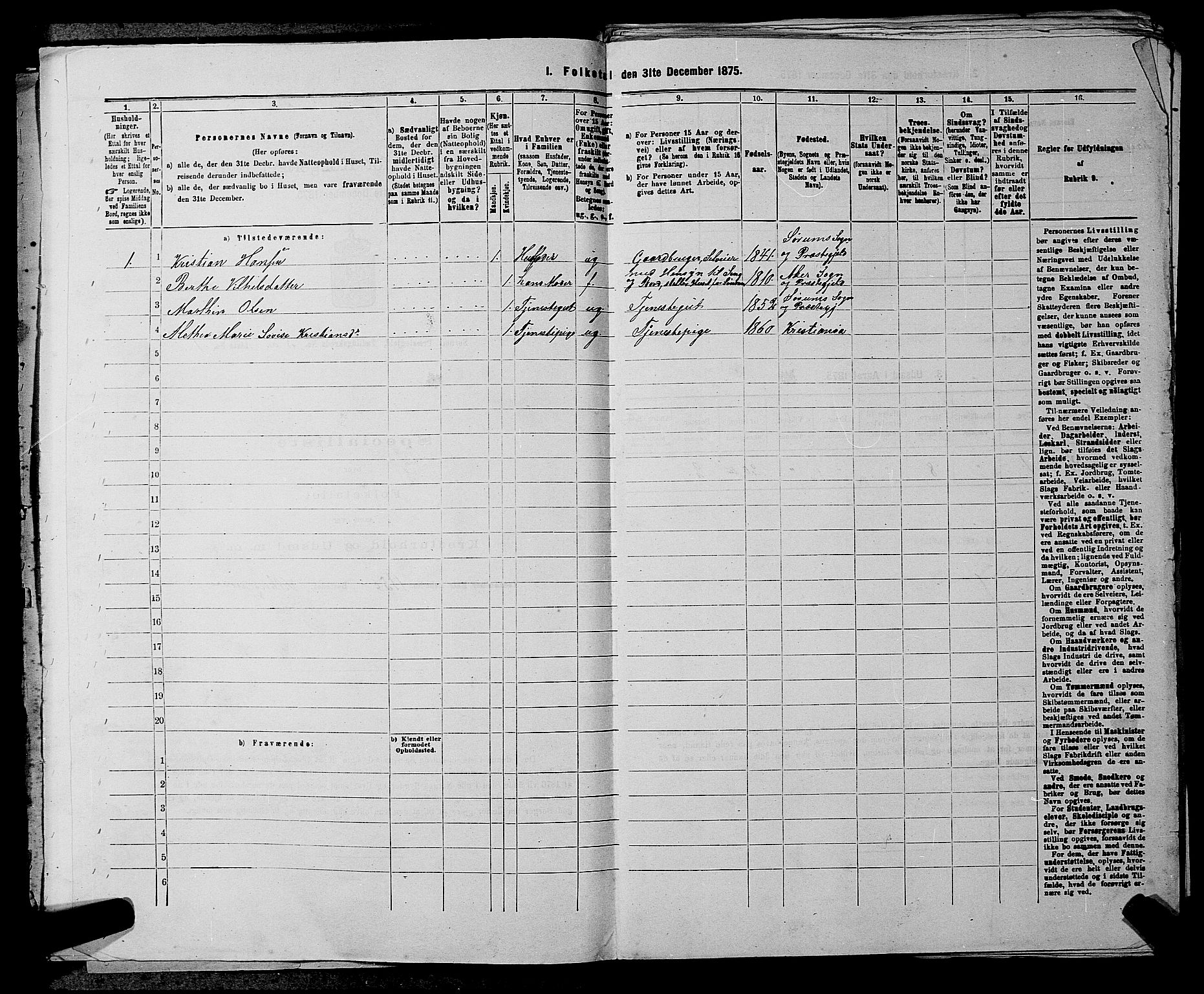 RA, 1875 census for 0226P Sørum, 1875, p. 646