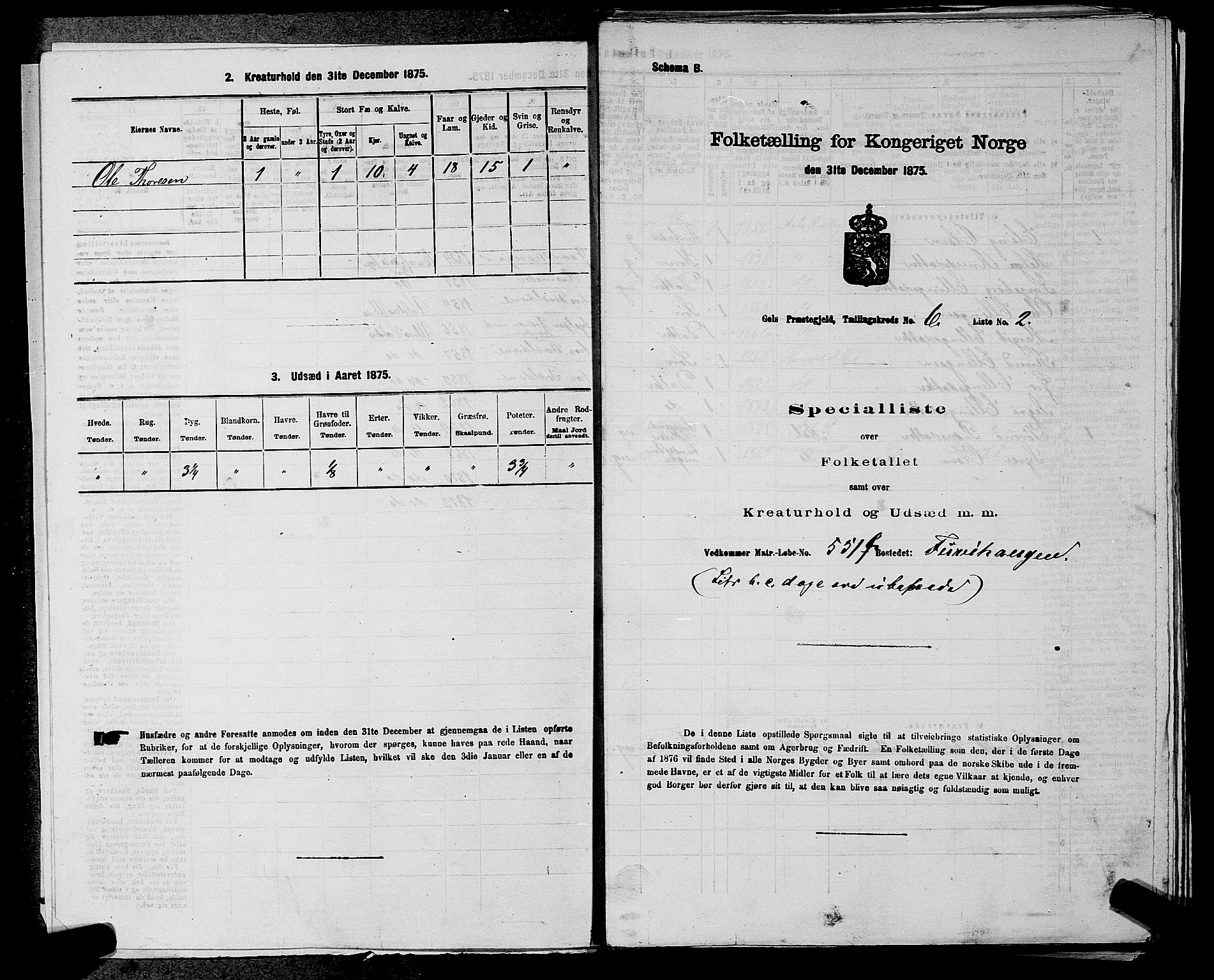 SAKO, 1875 census for 0617P Gol, 1875, p. 926