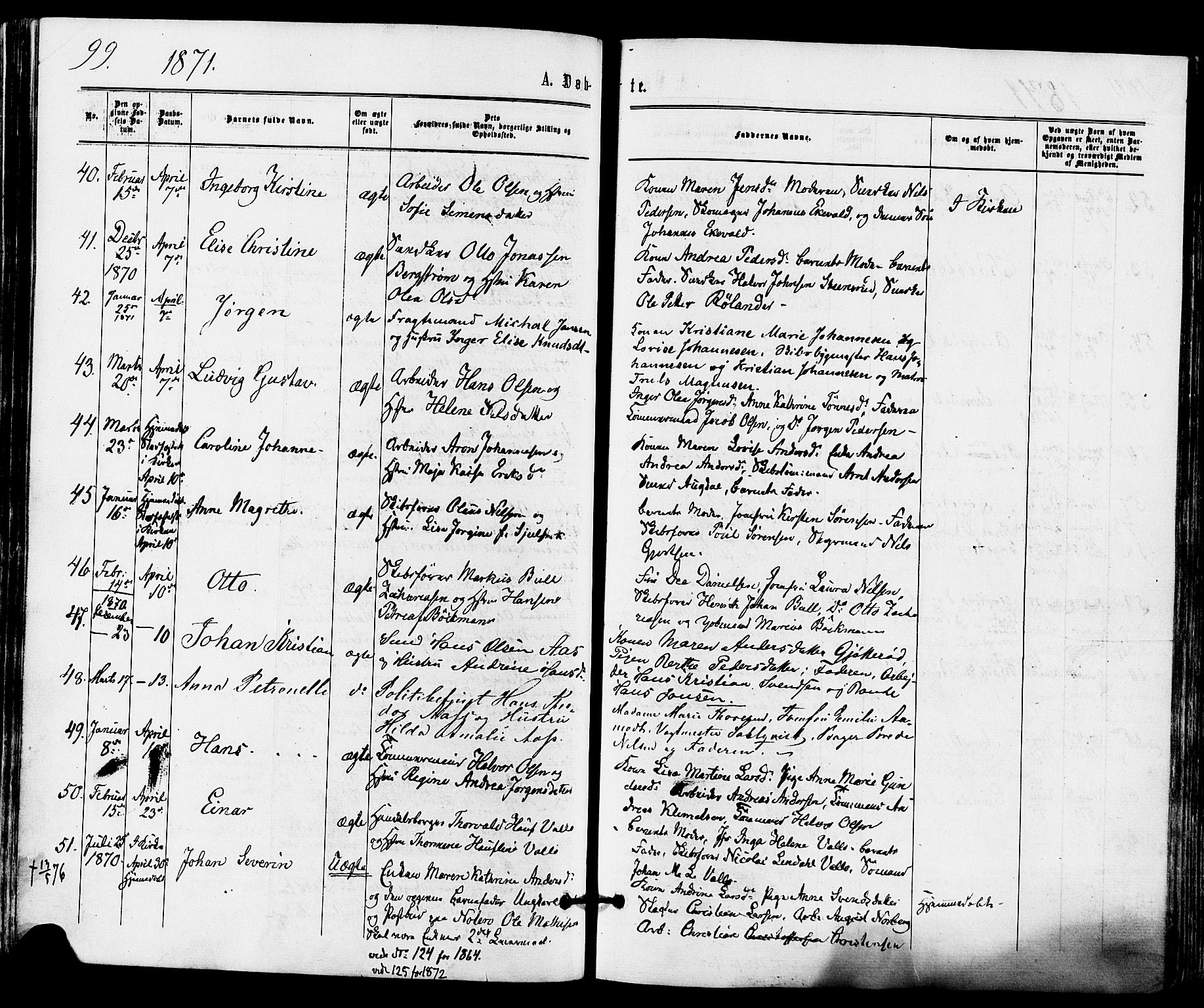 Tønsberg kirkebøker, AV/SAKO-A-330/F/Fa/L0009: Parish register (official) no. I 9, 1865-1873, p. 99