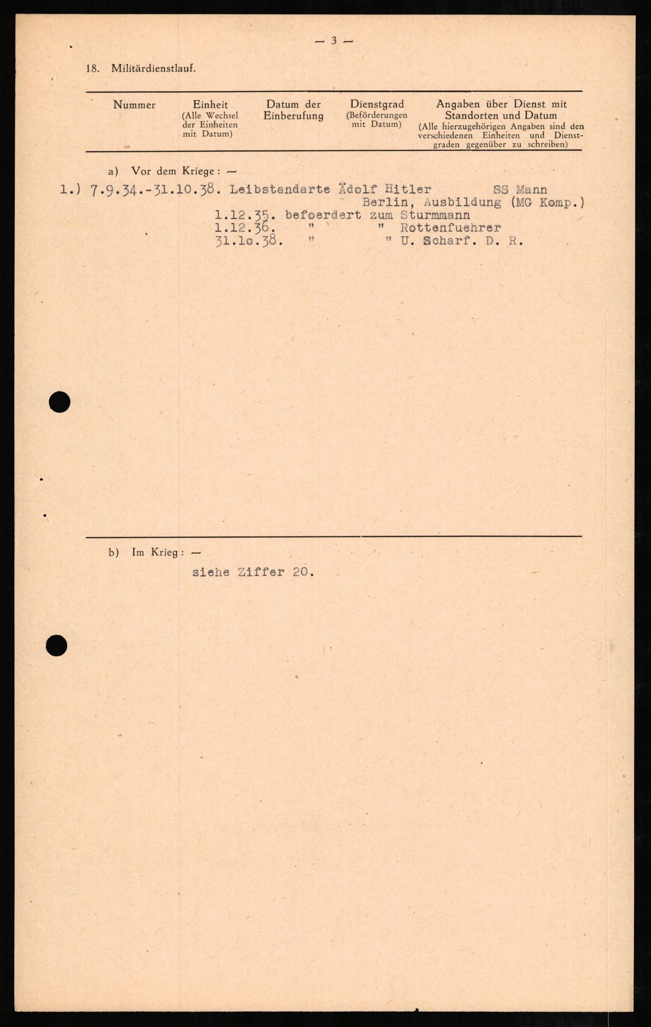 Forsvaret, Forsvarets overkommando II, RA/RAFA-3915/D/Db/L0003: CI Questionaires. Tyske okkupasjonsstyrker i Norge. Tyskere., 1945-1946, p. 579