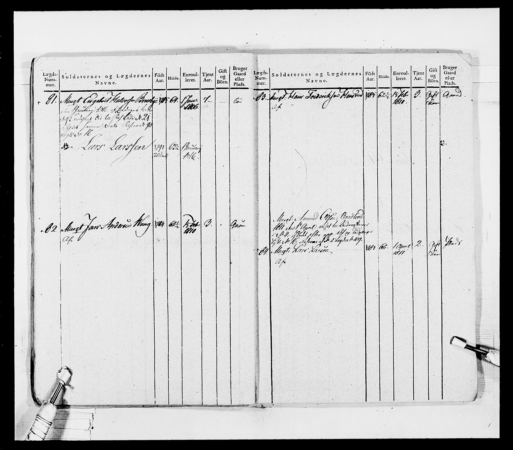 Generalitets- og kommissariatskollegiet, Det kongelige norske kommissariatskollegium, AV/RA-EA-5420/E/Eh/L0036a: Nordafjelske gevorbne infanteriregiment, 1813, p. 536