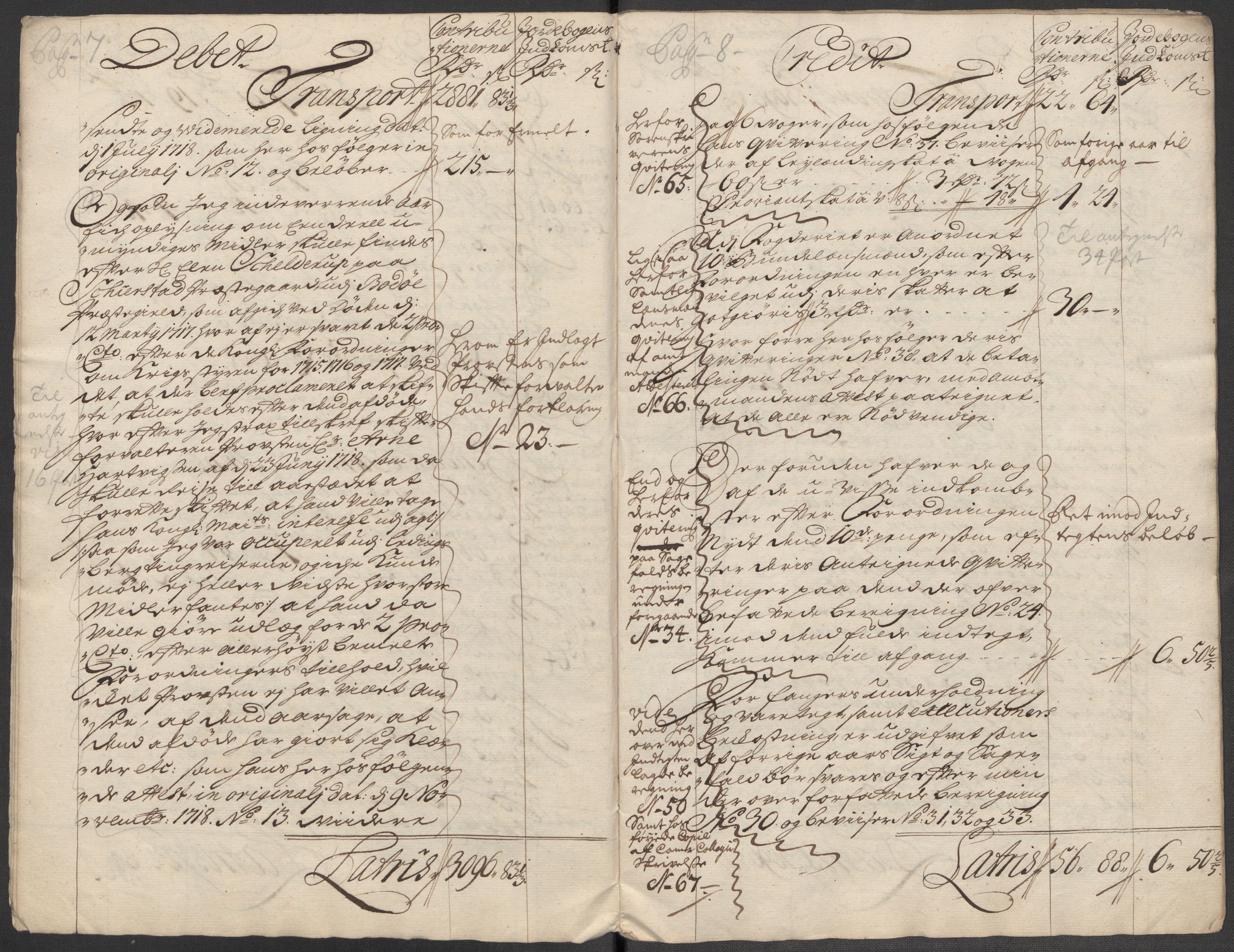 Rentekammeret inntil 1814, Reviderte regnskaper, Fogderegnskap, AV/RA-EA-4092/R66/L4588: Fogderegnskap Salten, 1718, p. 10