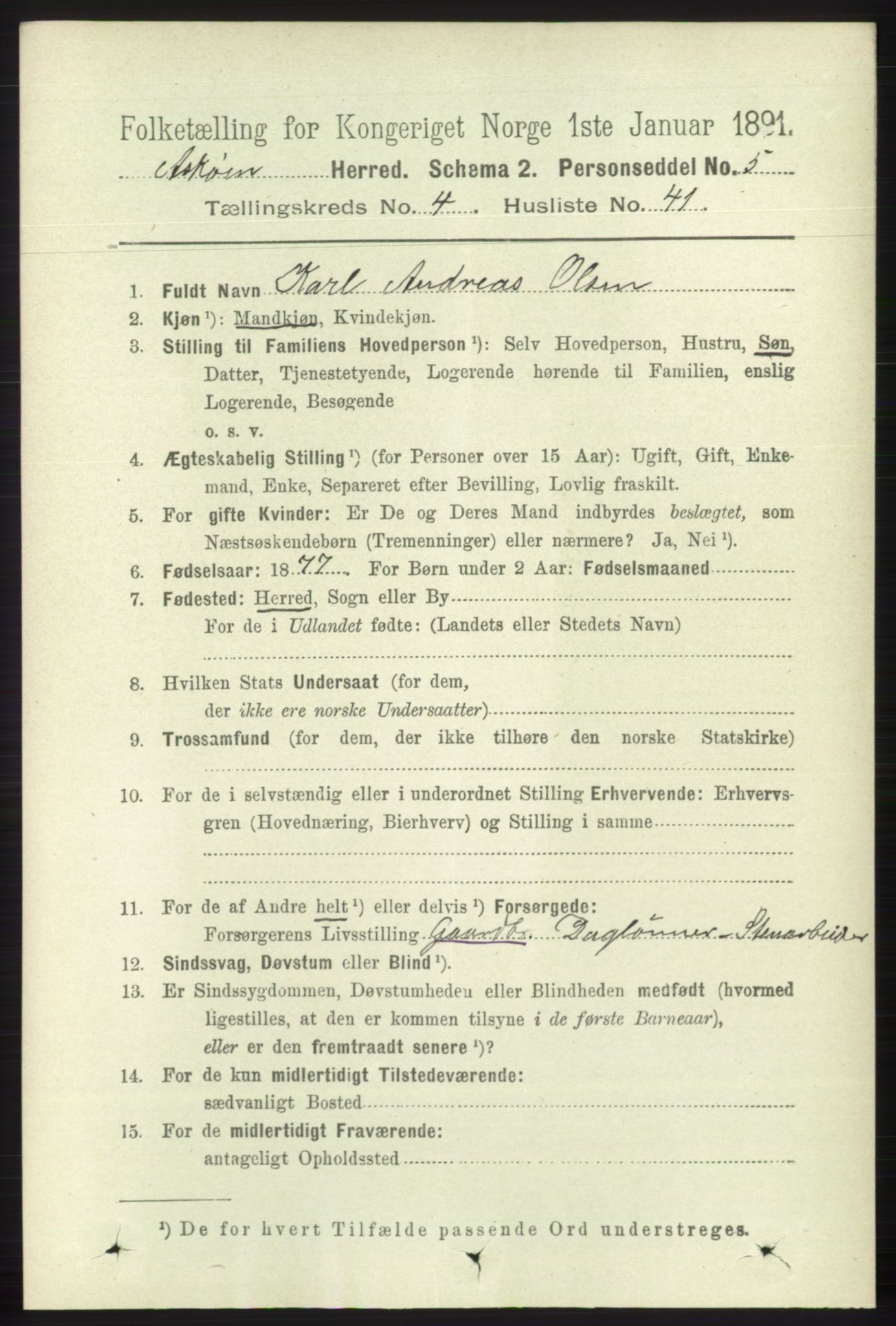 RA, 1891 census for 1247 Askøy, 1891, p. 3191