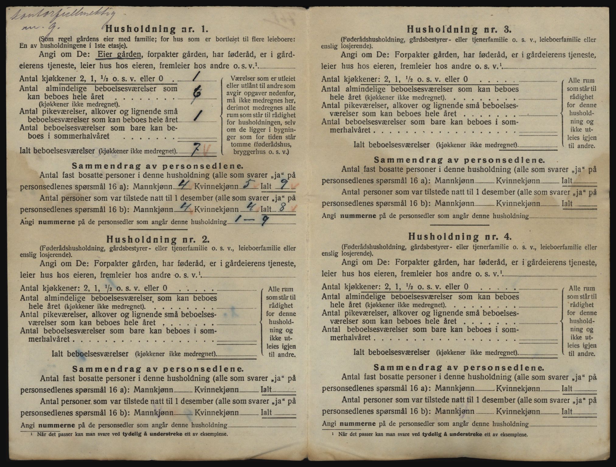 SAO, 1920 census for Aker, 1920, p. 515