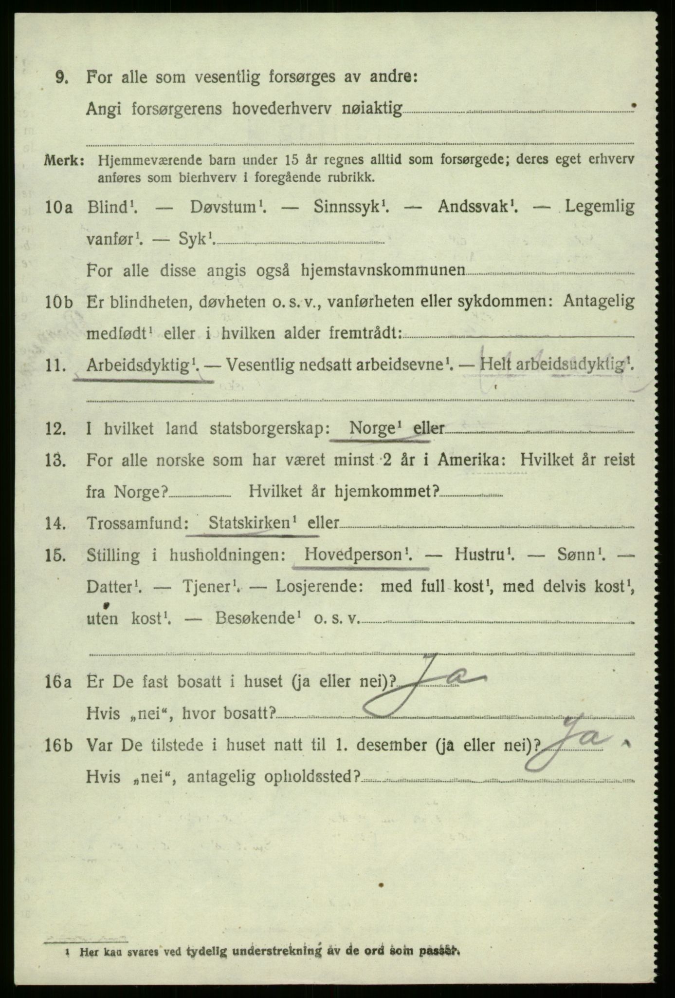 SAB, 1920 census for Eid, 1920, p. 1469