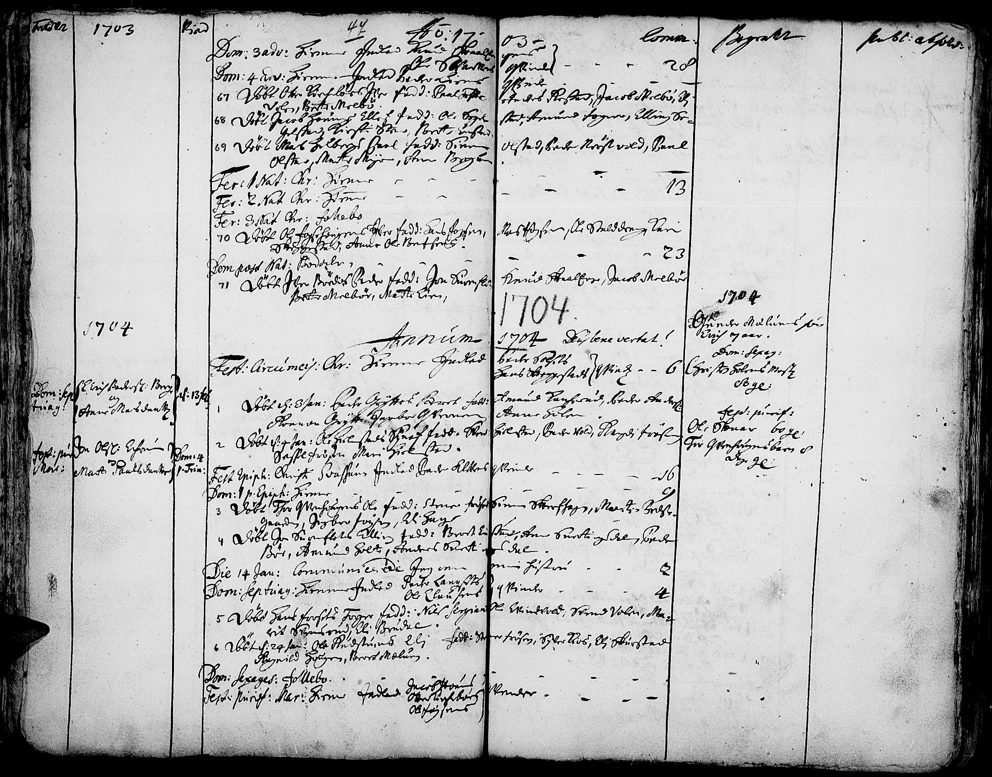 Gausdal prestekontor, SAH/PREST-090/H/Ha/Haa/L0001: Parish register (official) no. 1, 1693-1728, p. 47