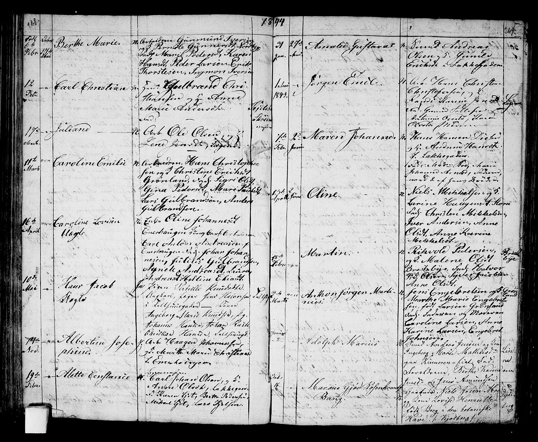 Aker prestekontor kirkebøker, AV/SAO-A-10861/G/L0007: Parish register (copy) no. 7, 1838-1846, p. 268-269