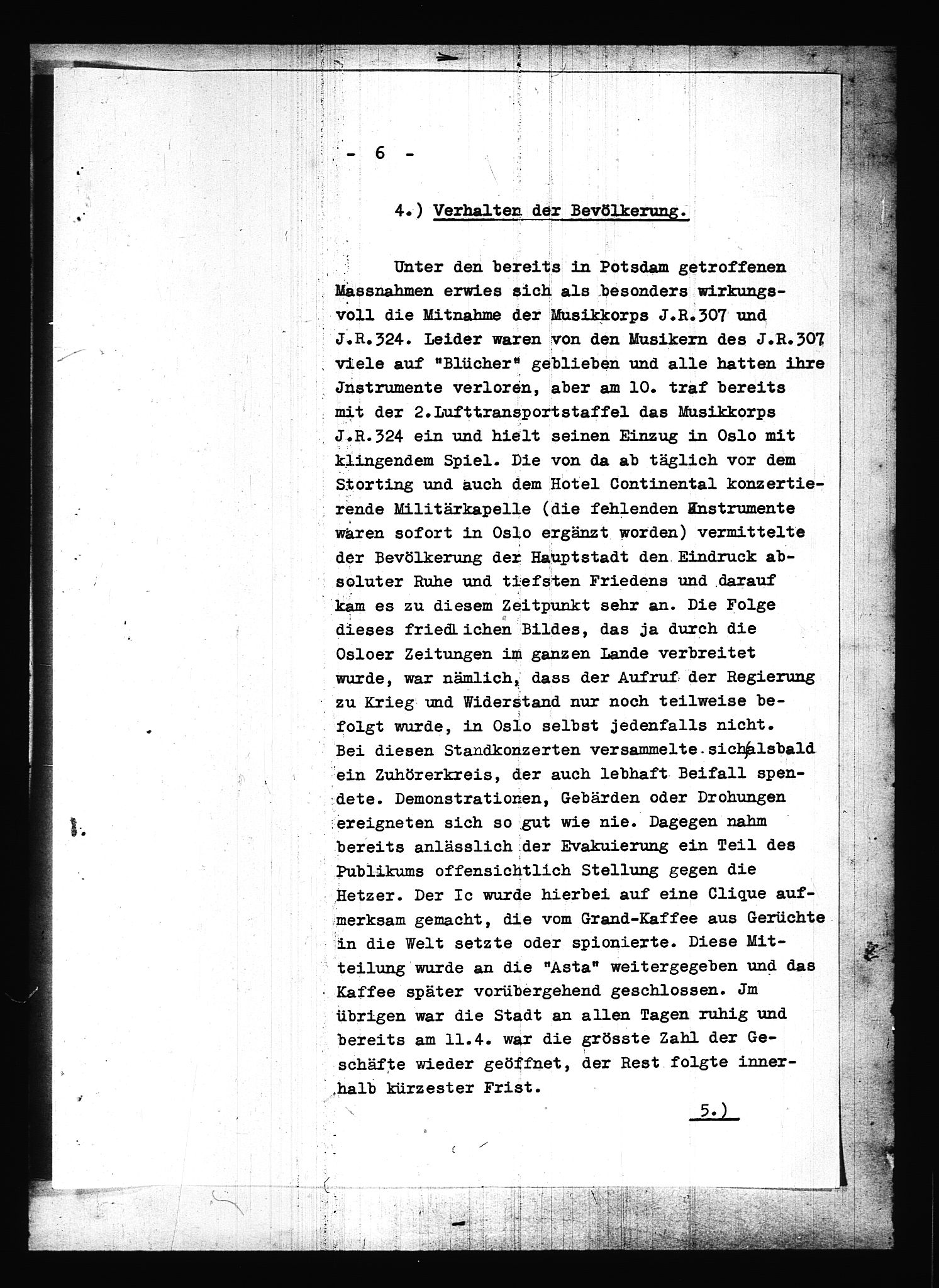 Documents Section, AV/RA-RAFA-2200/V/L0087: Amerikansk mikrofilm "Captured German Documents".
Box No. 726.  FKA jnr. 601/1954., 1940, p. 7