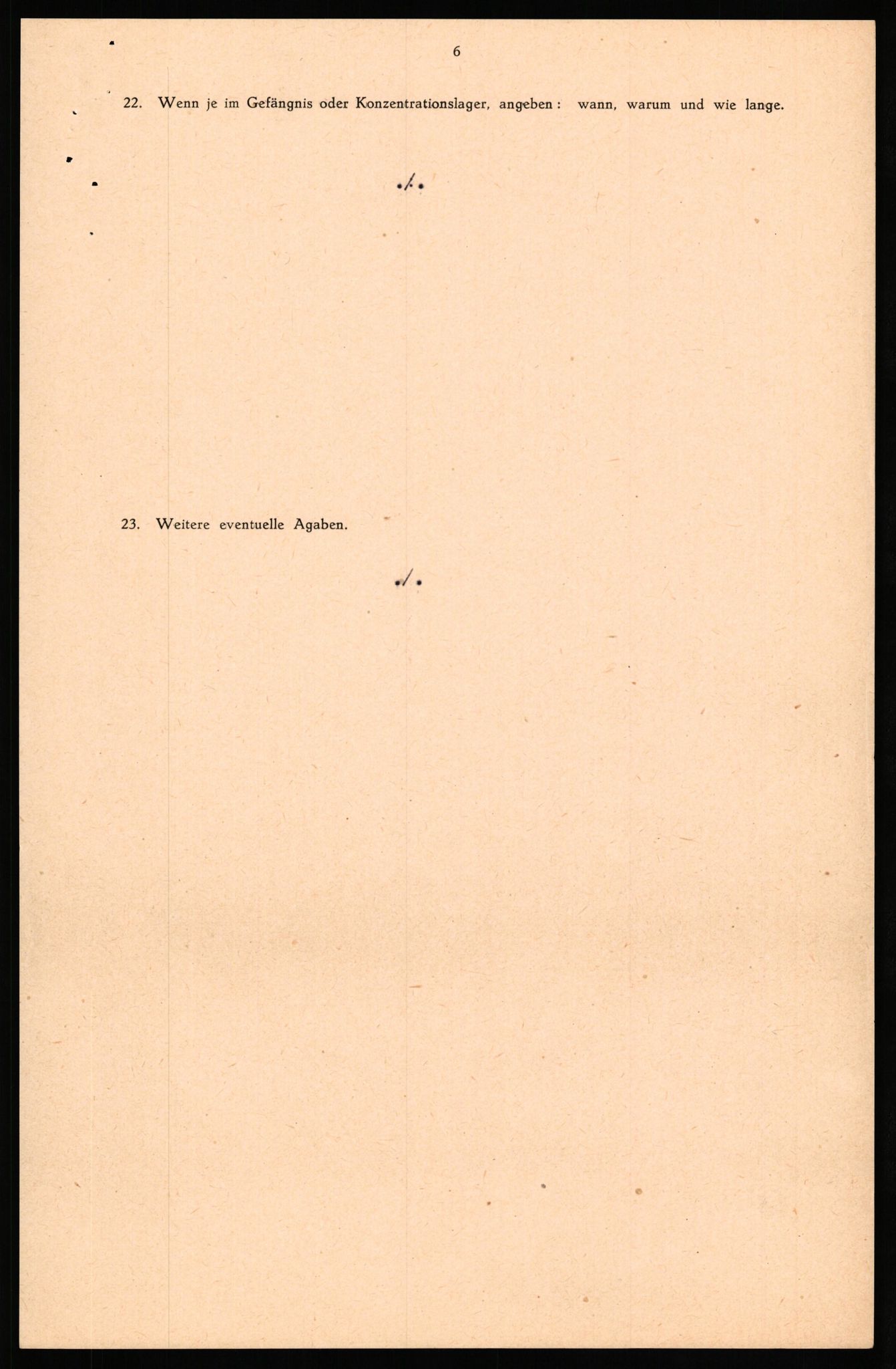 Forsvaret, Forsvarets overkommando II, RA/RAFA-3915/D/Db/L0034: CI Questionaires. Tyske okkupasjonsstyrker i Norge. Tyskere., 1945-1946, p. 136