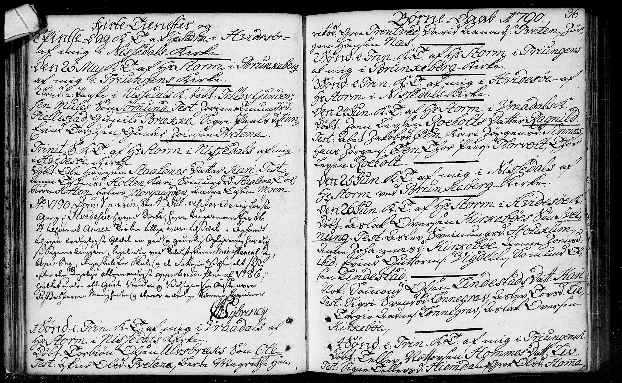 Kviteseid kirkebøker, SAKO/A-276/F/Fa/L0003: Parish register (official) no. I 3, 1787-1799, p. 36