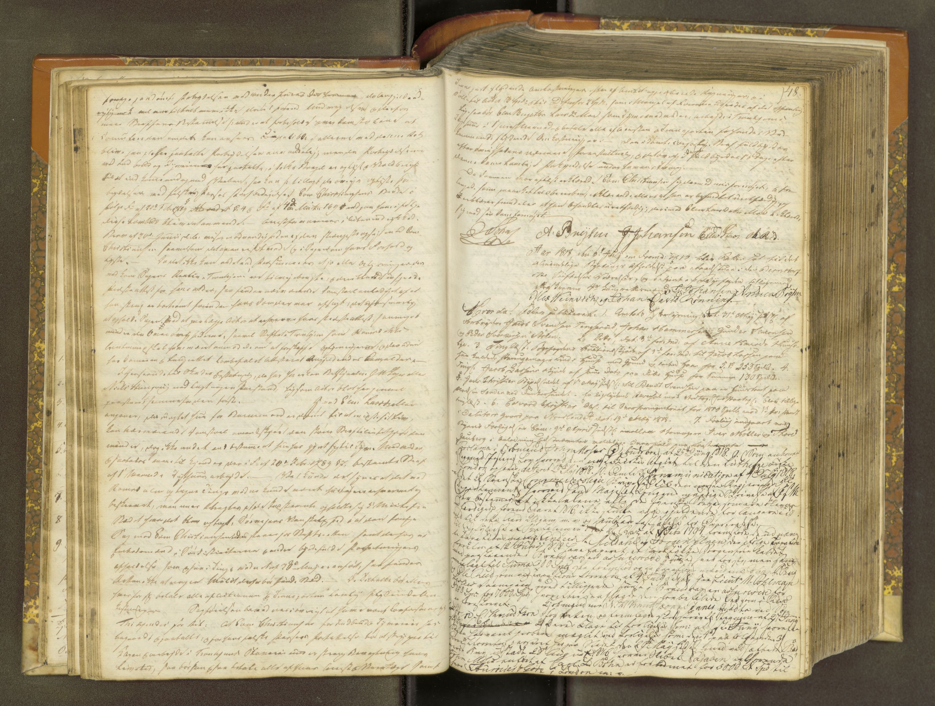 Kristiansund byfogd, AV/SAT-A-4587/A/01/L0008: Justisprotokoll. Aut. 31.12.1817, 1817-1829, p. 47b-48a