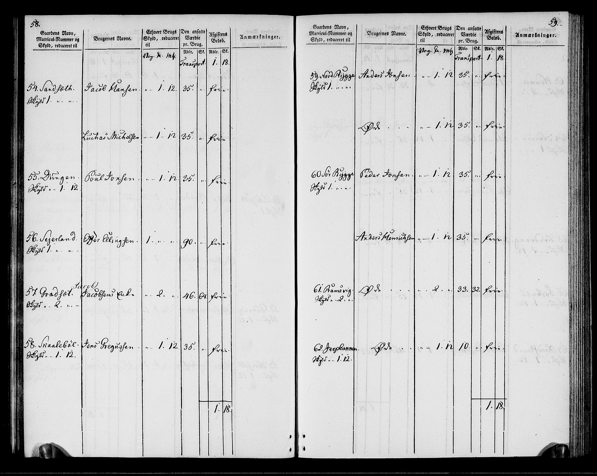 Rentekammeret inntil 1814, Realistisk ordnet avdeling, RA/EA-4070/N/Ne/Nea/L0164: Vesterålen, Andenes og Lofoten fogderi. Oppebørselsregister, 1803, p. 32