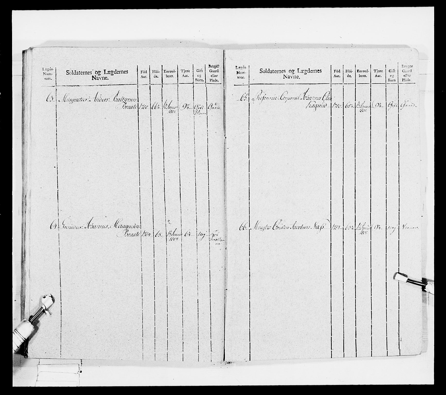 Generalitets- og kommissariatskollegiet, Det kongelige norske kommissariatskollegium, AV/RA-EA-5420/E/Eh/L0034: Nordafjelske gevorbne infanteriregiment, 1810, p. 465