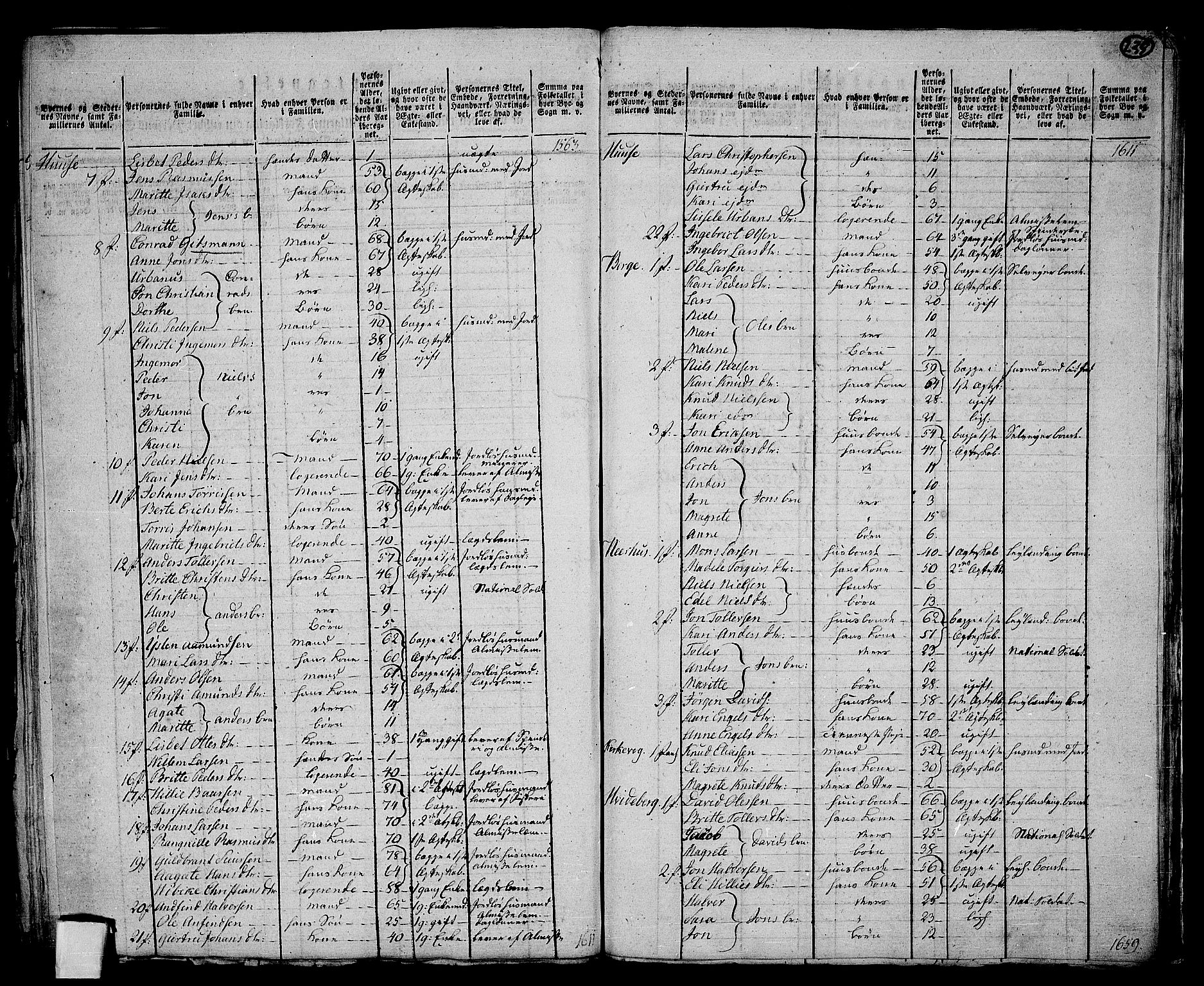 RA, 1801 census for 1224P Kvinnherad, 1801, p. 234b-235a