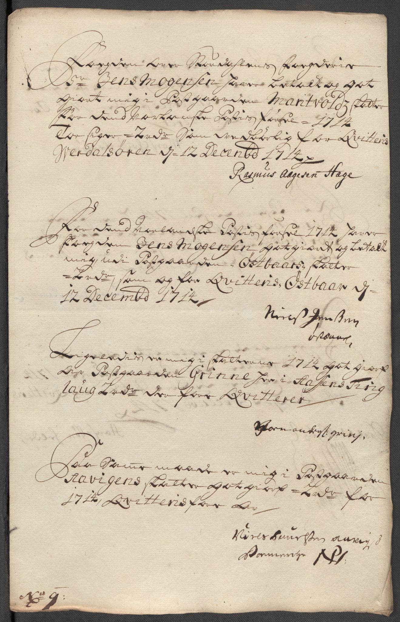 Rentekammeret inntil 1814, Reviderte regnskaper, Fogderegnskap, AV/RA-EA-4092/R62/L4204: Fogderegnskap Stjørdal og Verdal, 1714, p. 273