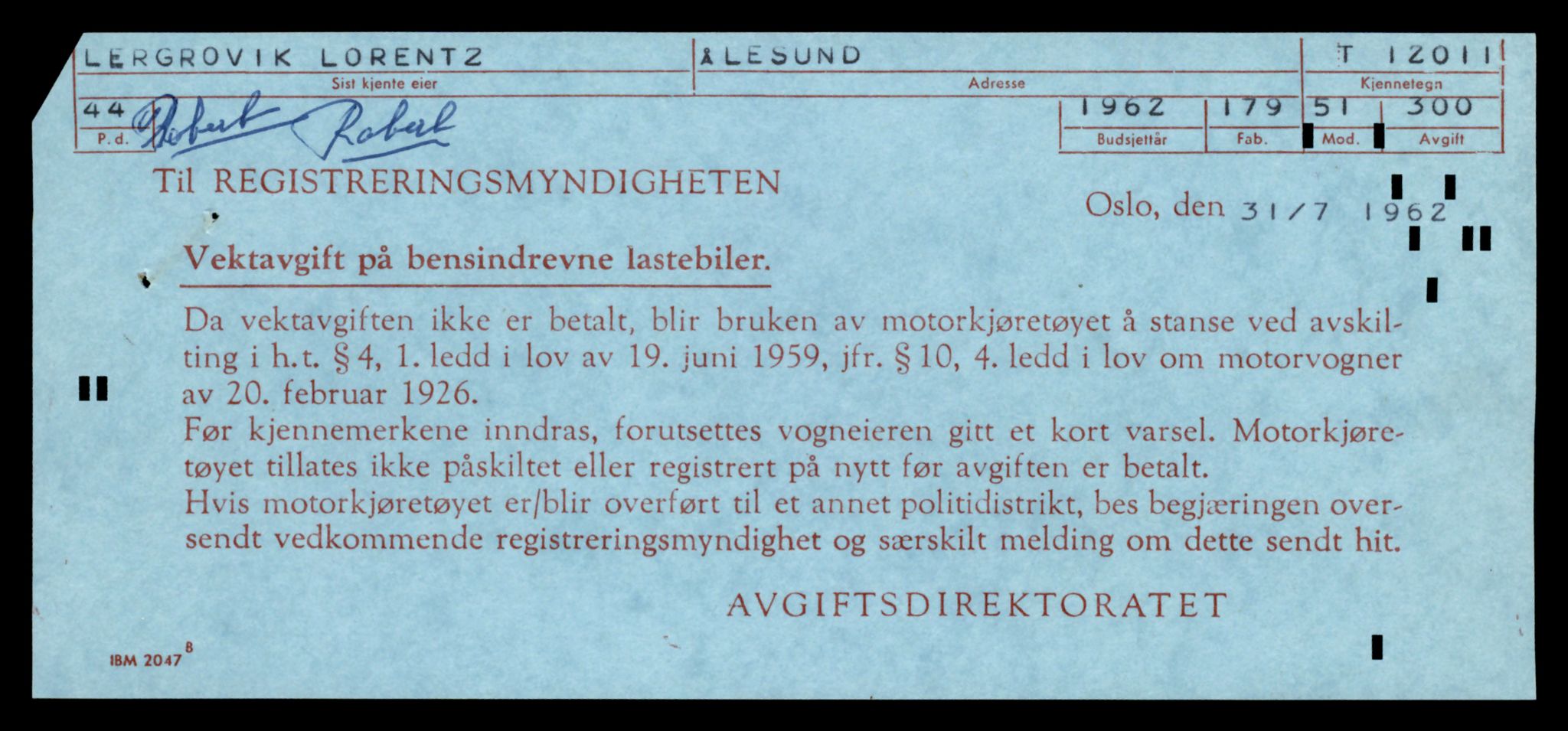 Møre og Romsdal vegkontor - Ålesund trafikkstasjon, AV/SAT-A-4099/F/Fe/L0032: Registreringskort for kjøretøy T 11997 - T 12149, 1927-1998, p. 359