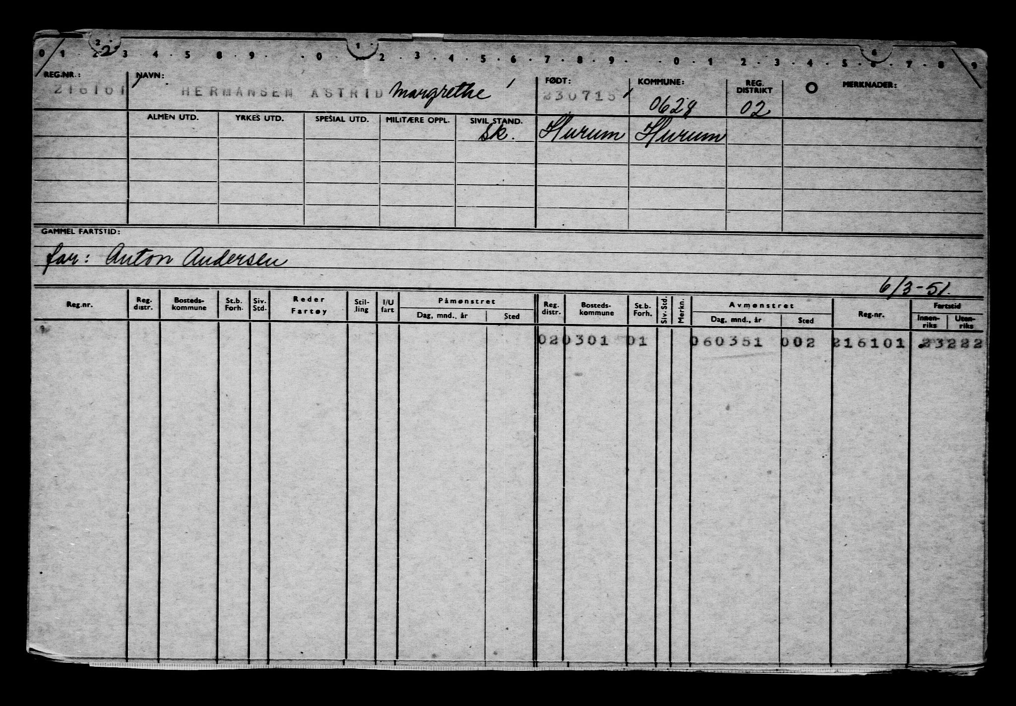 Direktoratet for sjømenn, RA/S-3545/G/Gb/L0131: Hovedkort, 1915, p. 448