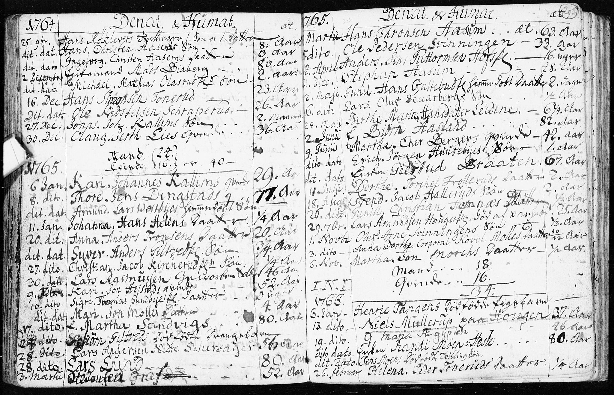 Spydeberg prestekontor Kirkebøker, AV/SAO-A-10924/F/Fa/L0002: Parish register (official) no. I 2, 1739-1780, p. 203