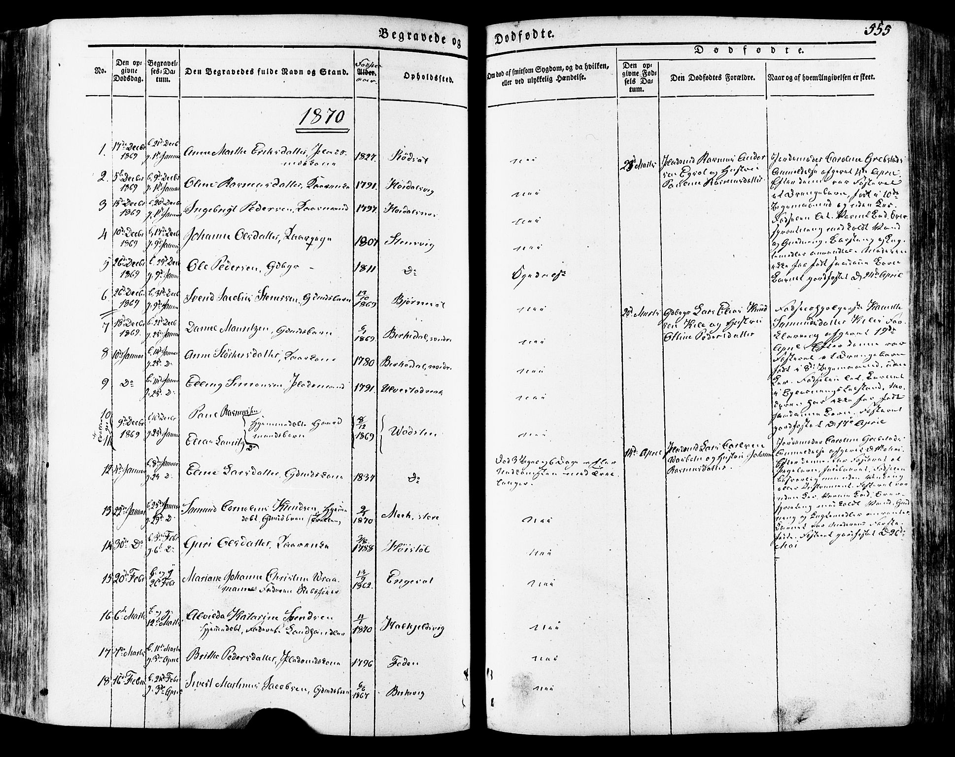 Ministerialprotokoller, klokkerbøker og fødselsregistre - Møre og Romsdal, SAT/A-1454/511/L0140: Parish register (official) no. 511A07, 1851-1878, p. 555